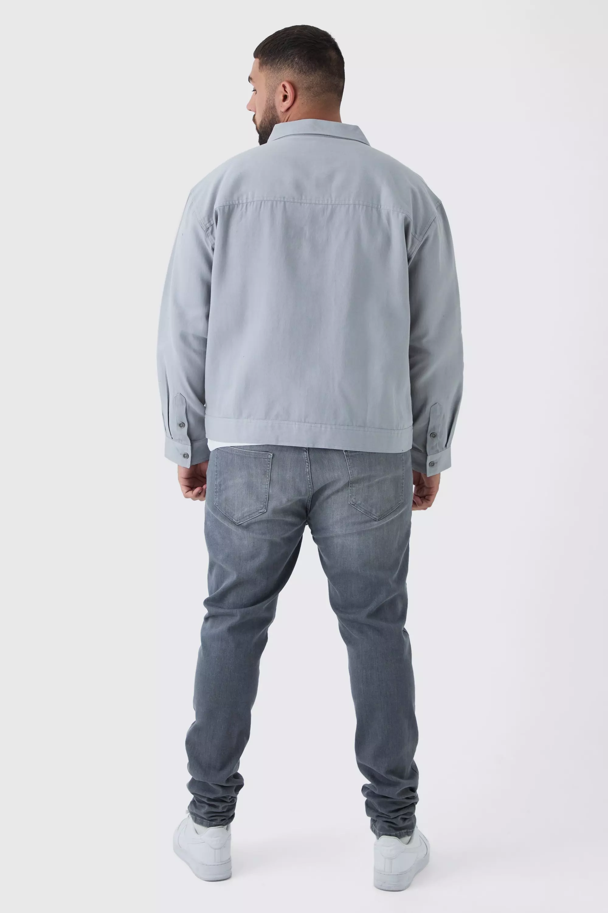 Grande taille - Surchemise à poches, Grey autre image
