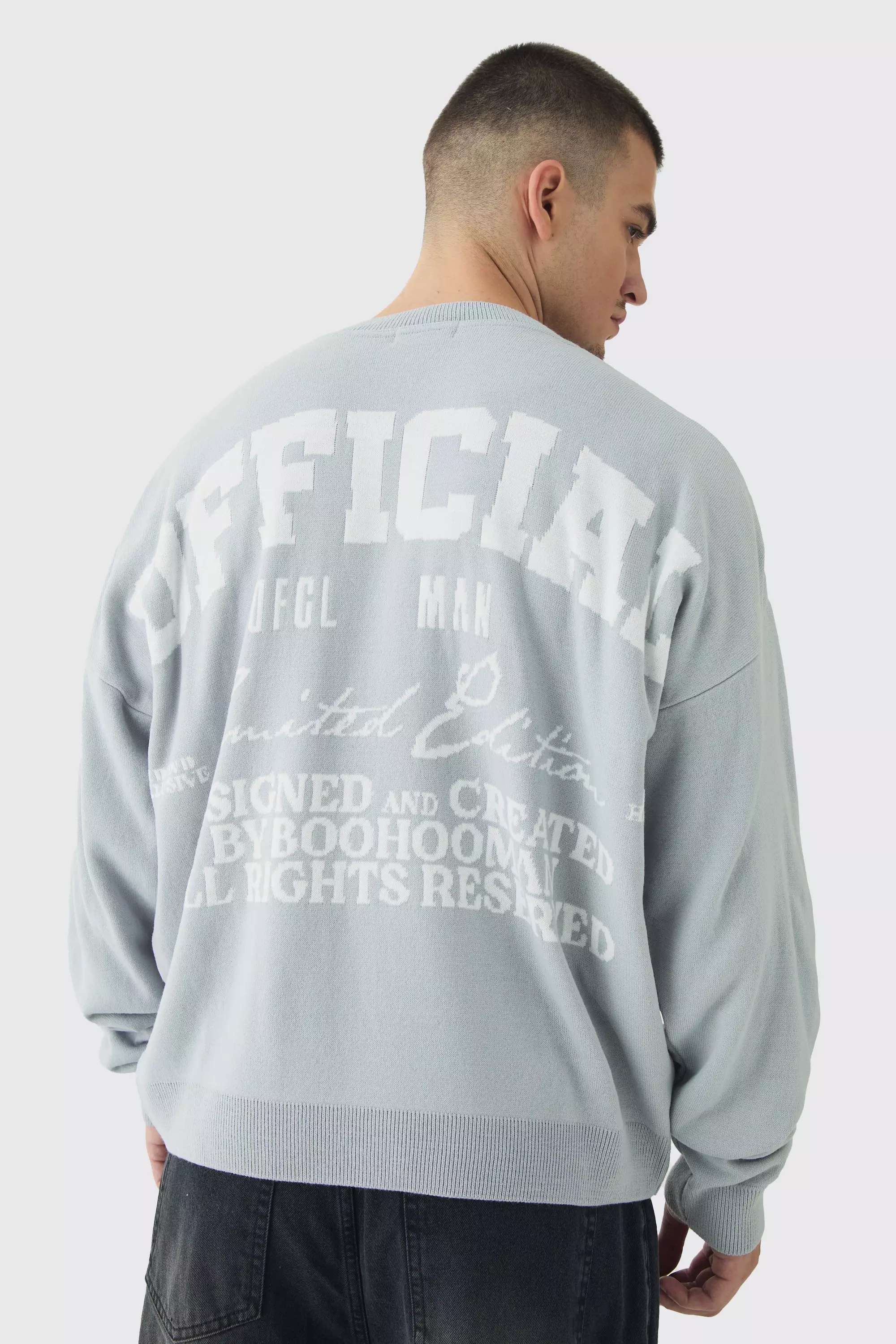 Tall Sweatshirt mit Official-Print, Grey alternatives Bild