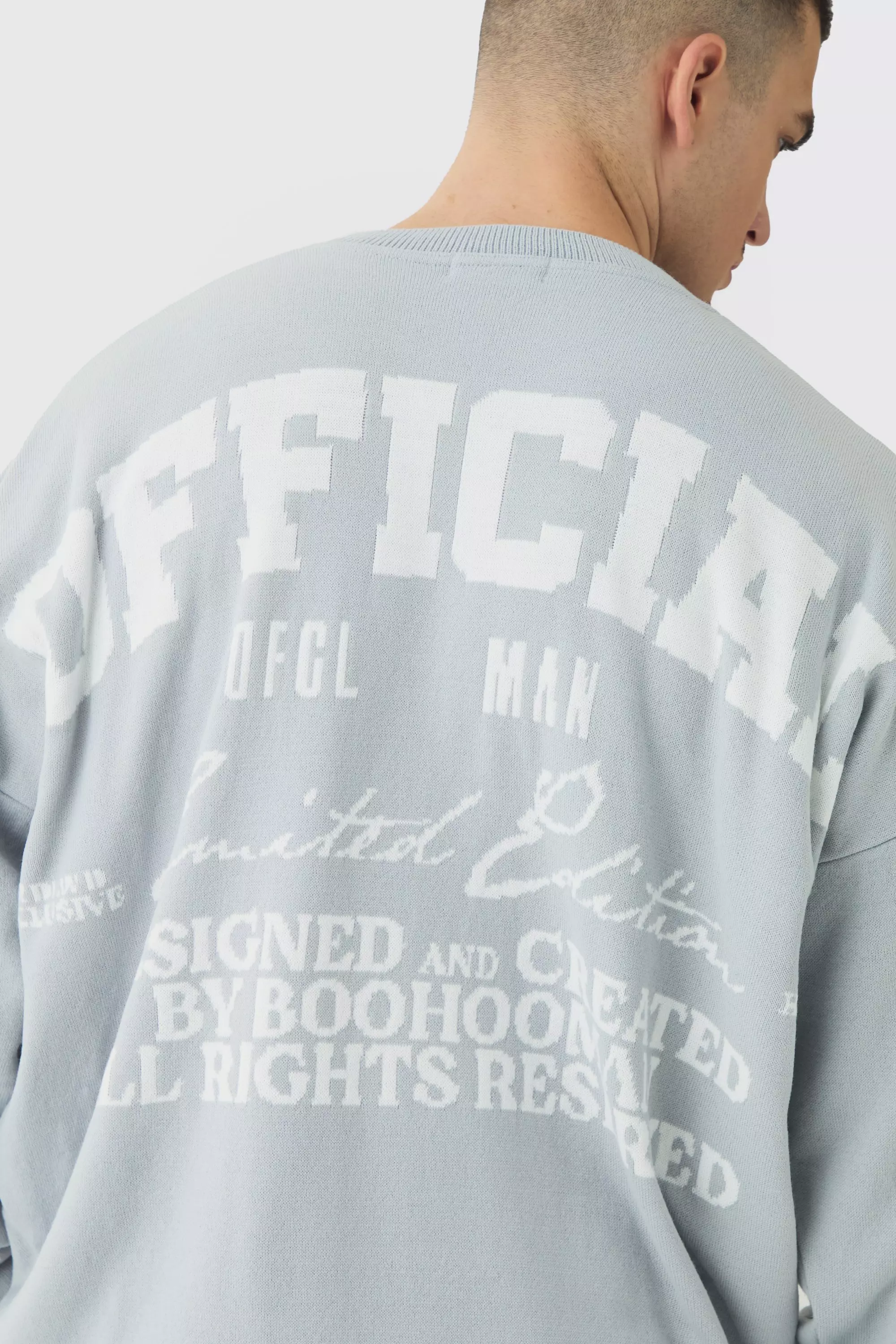 Tall Sweatshirt mit Official-Print, Grey alternatives Bild