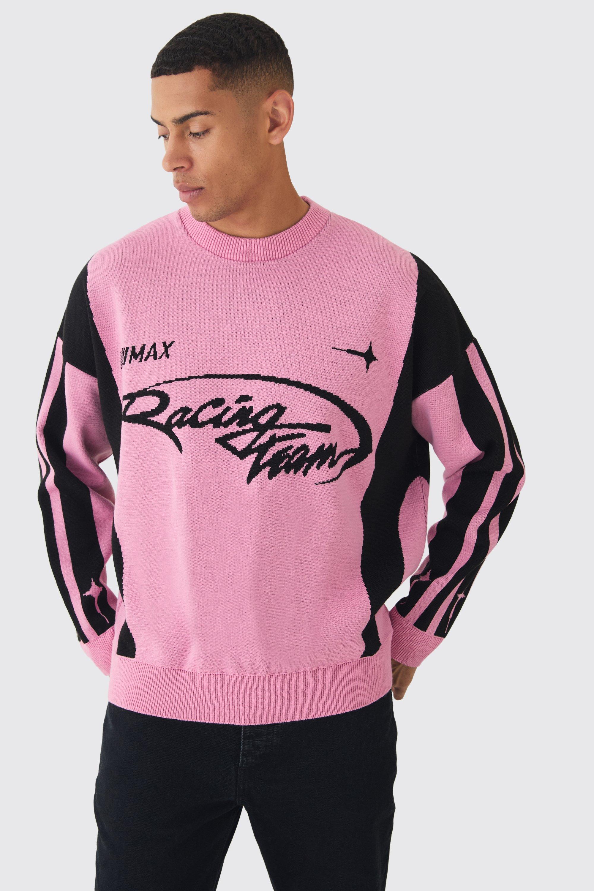 Mens pink jumper uk best sale