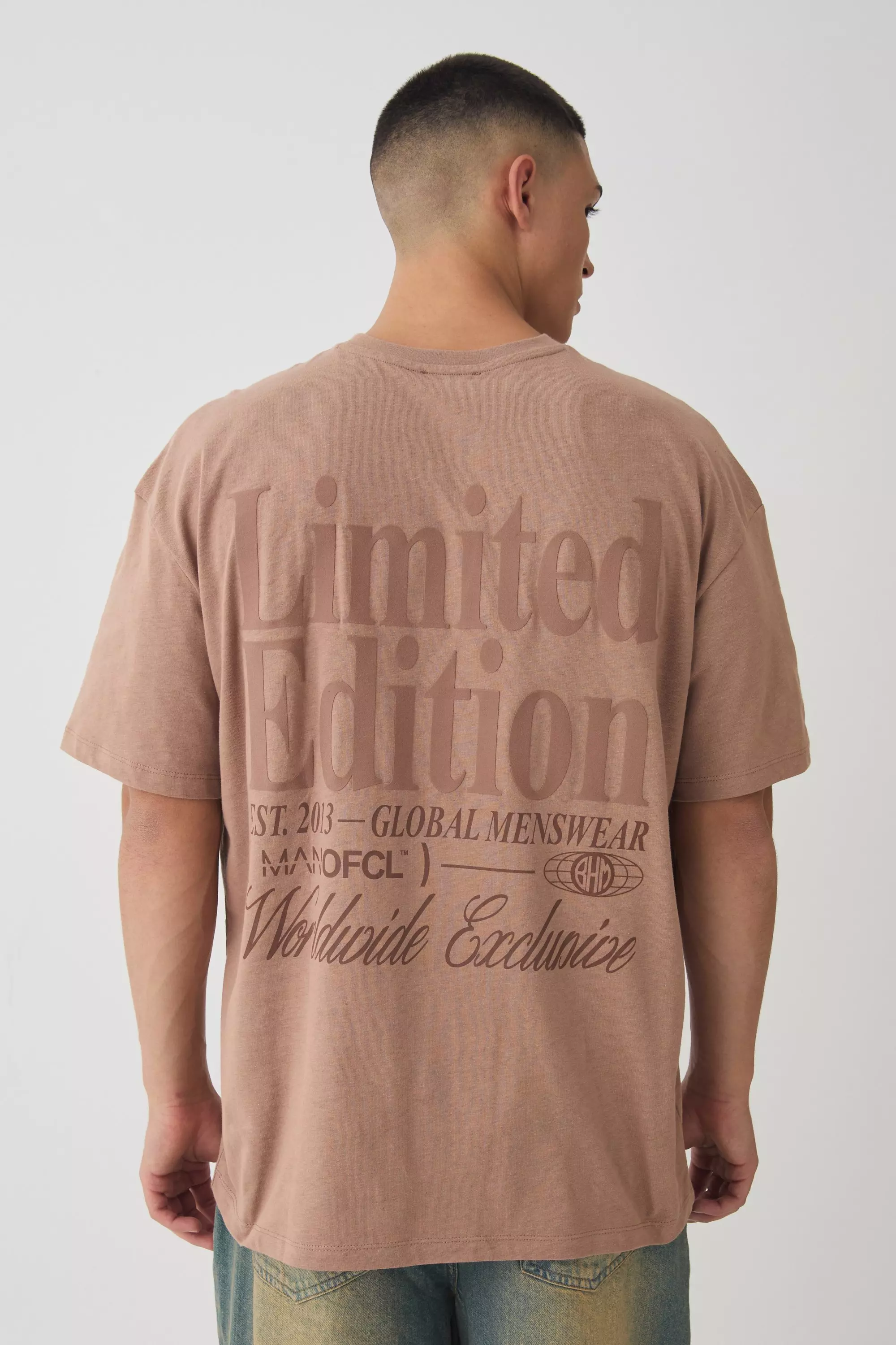 Chocolate Brown Oversized High Build Limited Edition T-Shirt