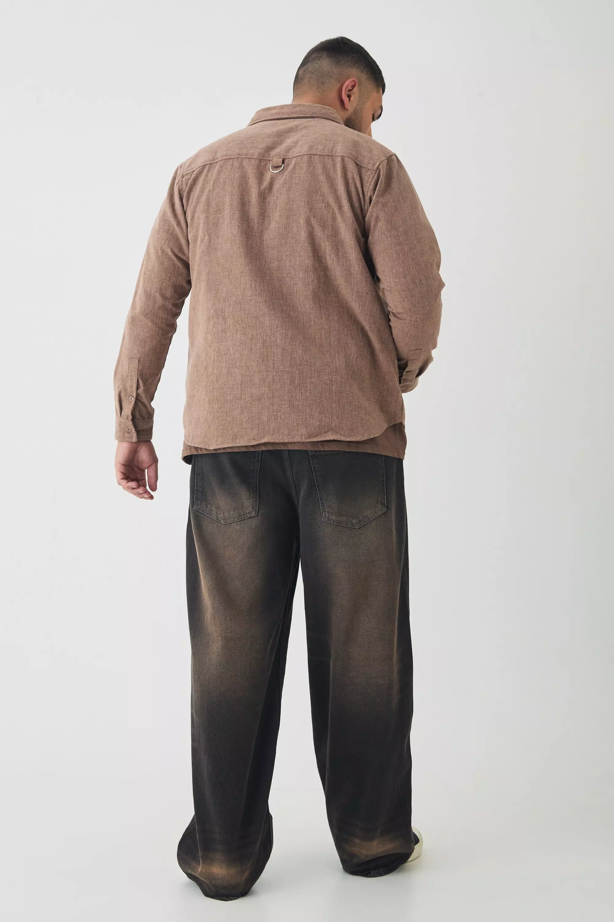 Brown Plus Nette Set Met Bruine Blouses alternatieve afbeelding