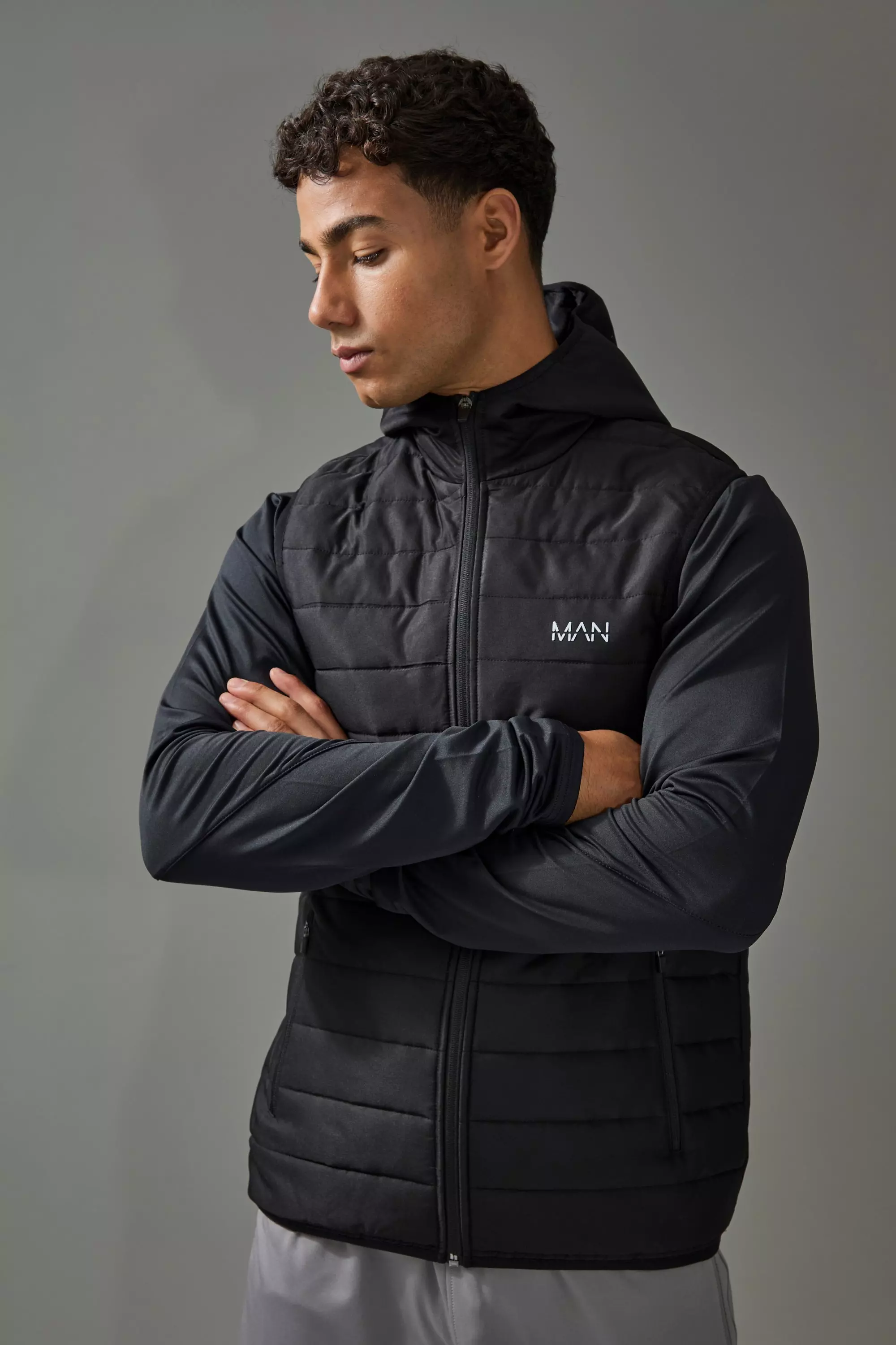 Man Active Body Warmer Black