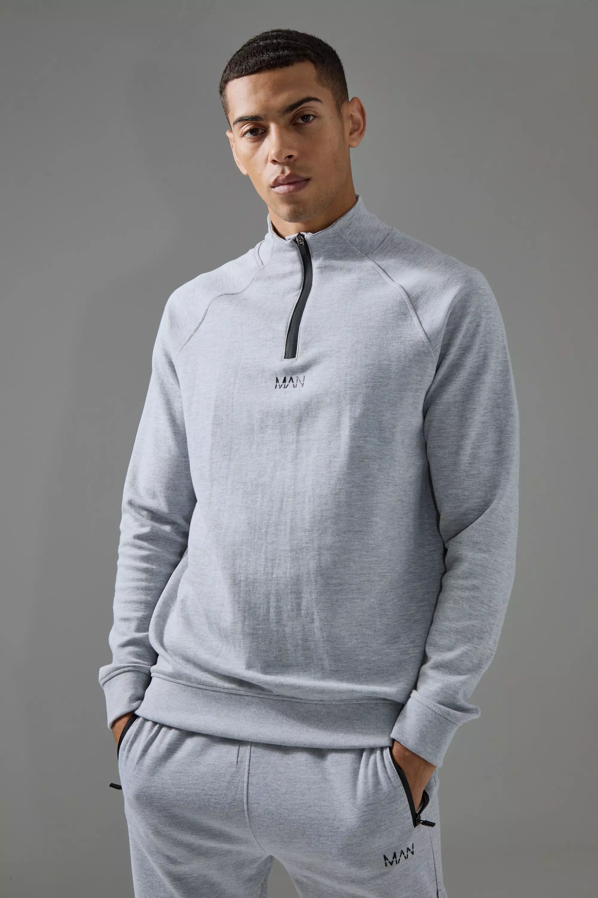 Grey Man Active Pro Fleece Reg Fit 1/4 Zip