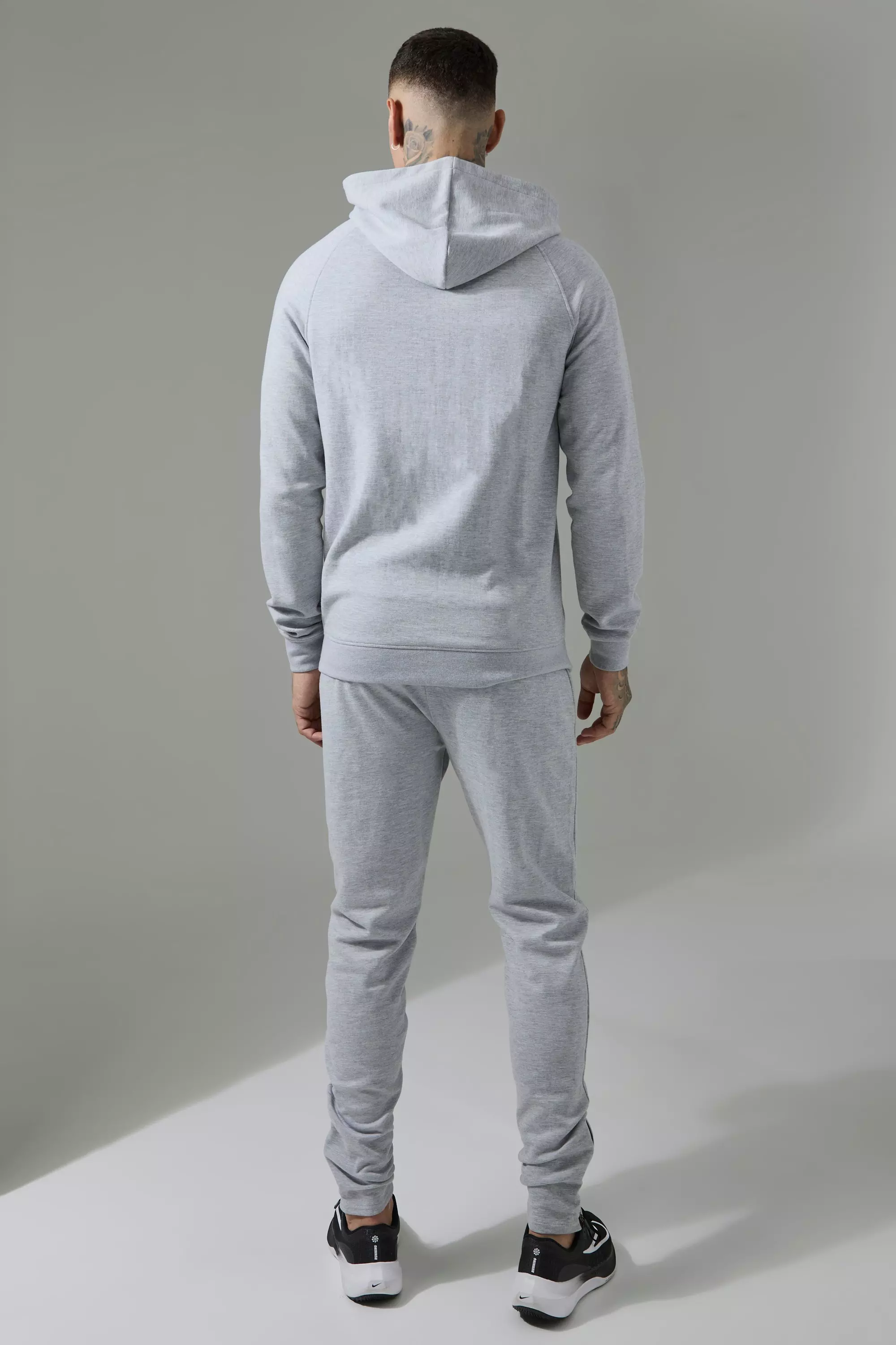 Grey Tall Man Active Pro Fleece Skinny Fit Sweatpants alternative image