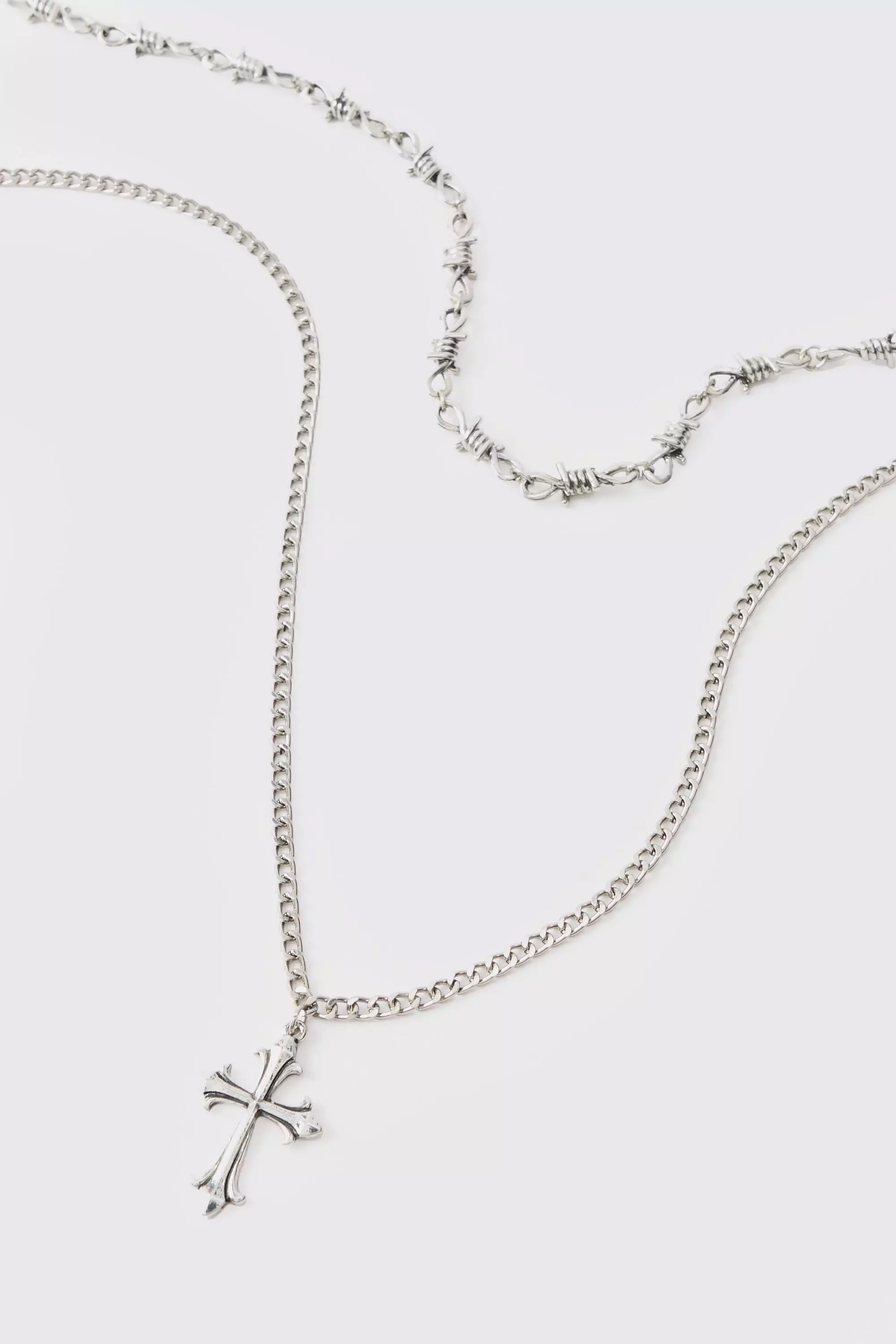 Collana Con Pendente A Croce, Silver immagine alternativa