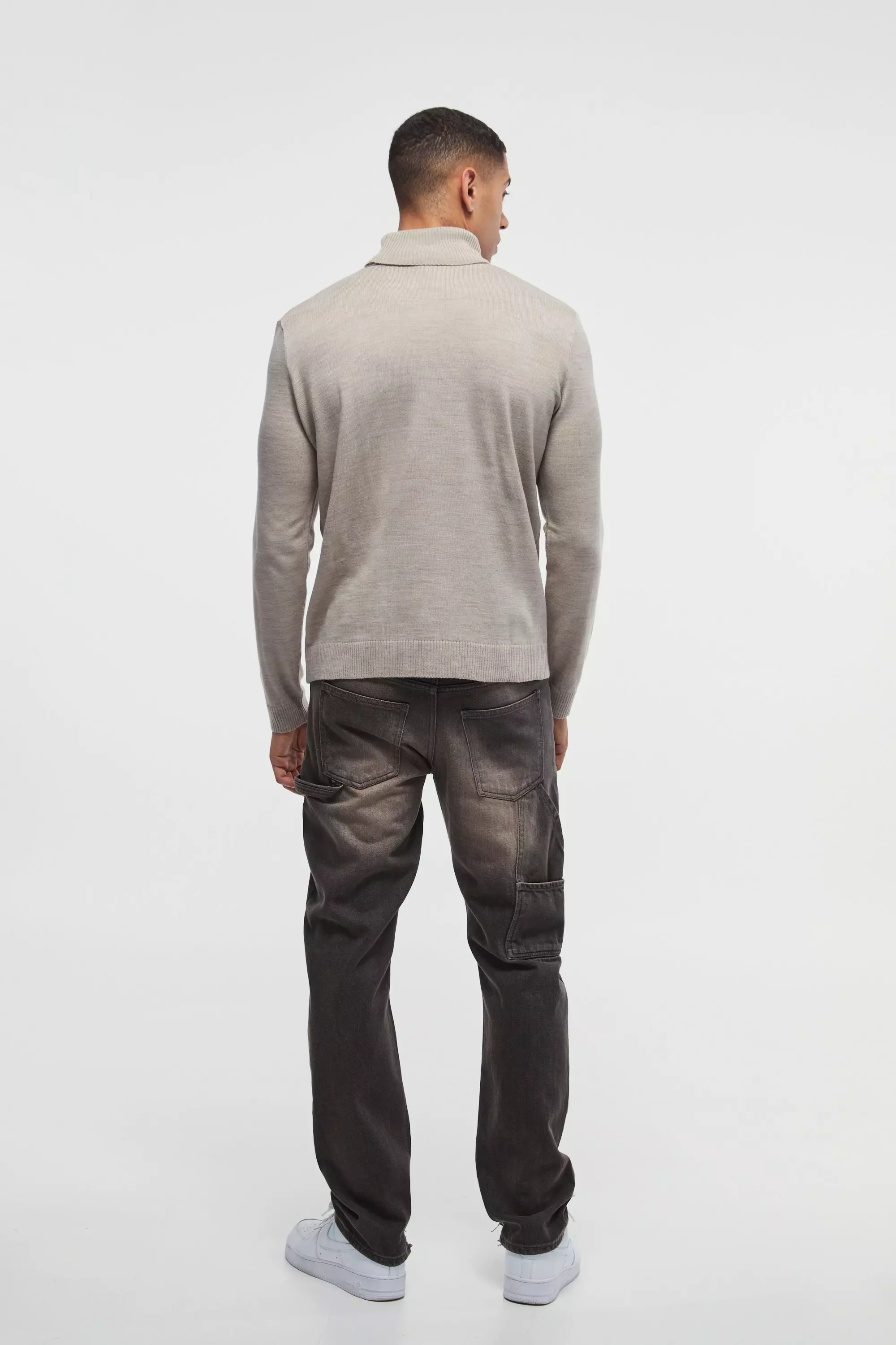 Langärmliger Rollkragenpullover, Stone alternatives Bild