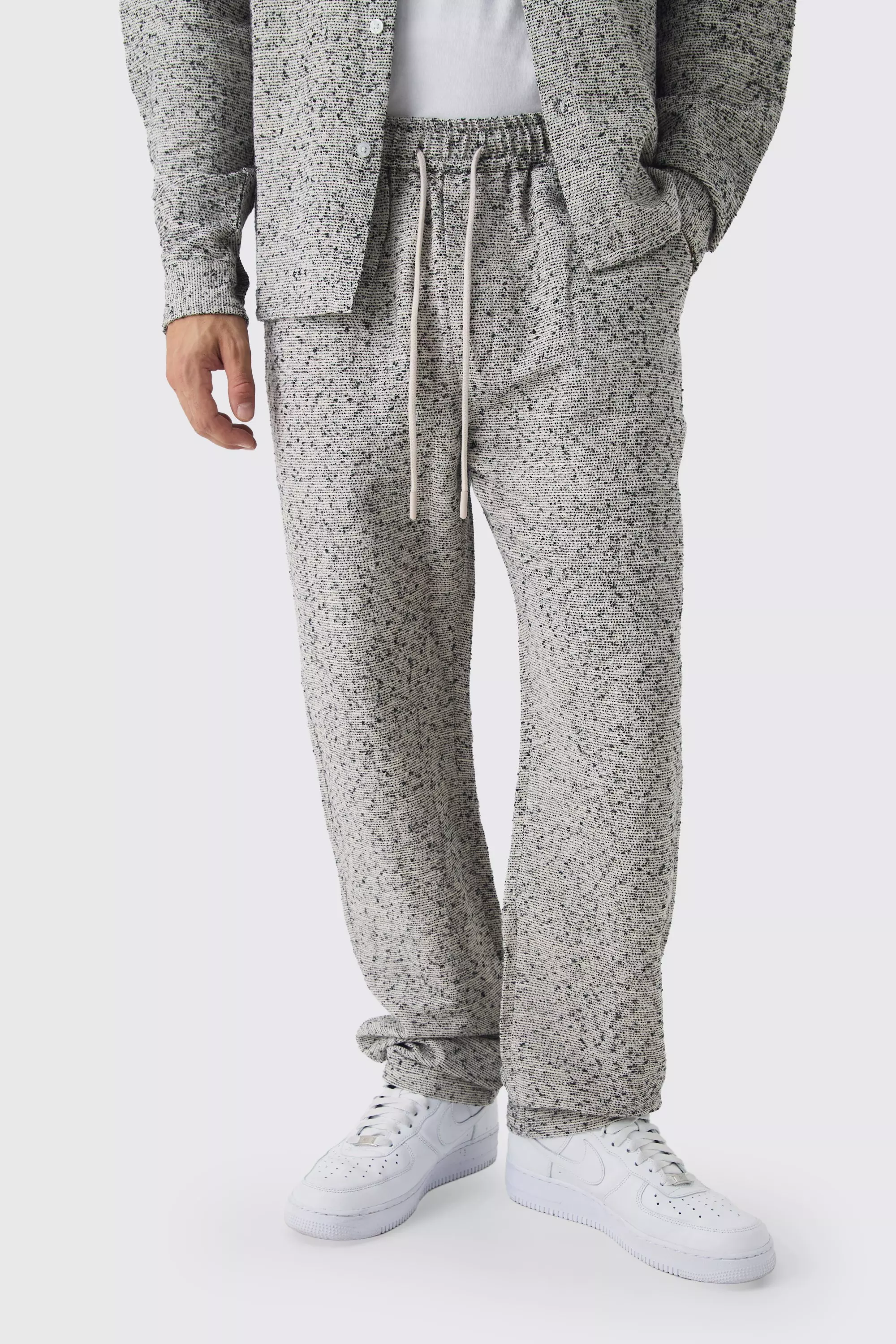 Multi Elasticated Waist Boucle Straight Leg Pants alternative image