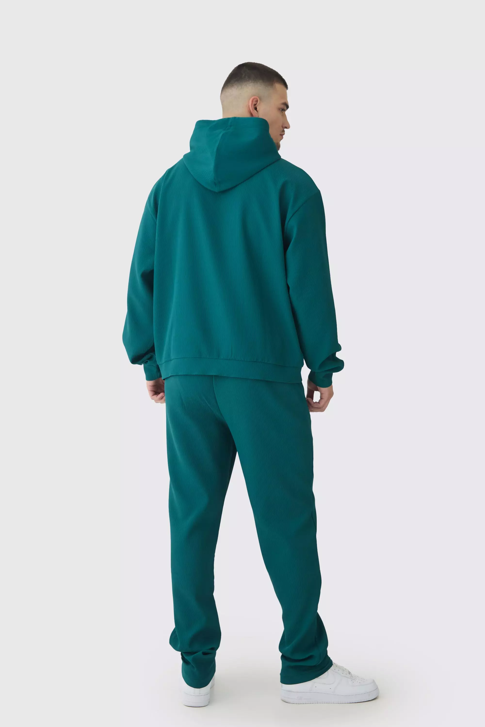Forest Tall Toelopende Plisse Broek alternatieve afbeelding