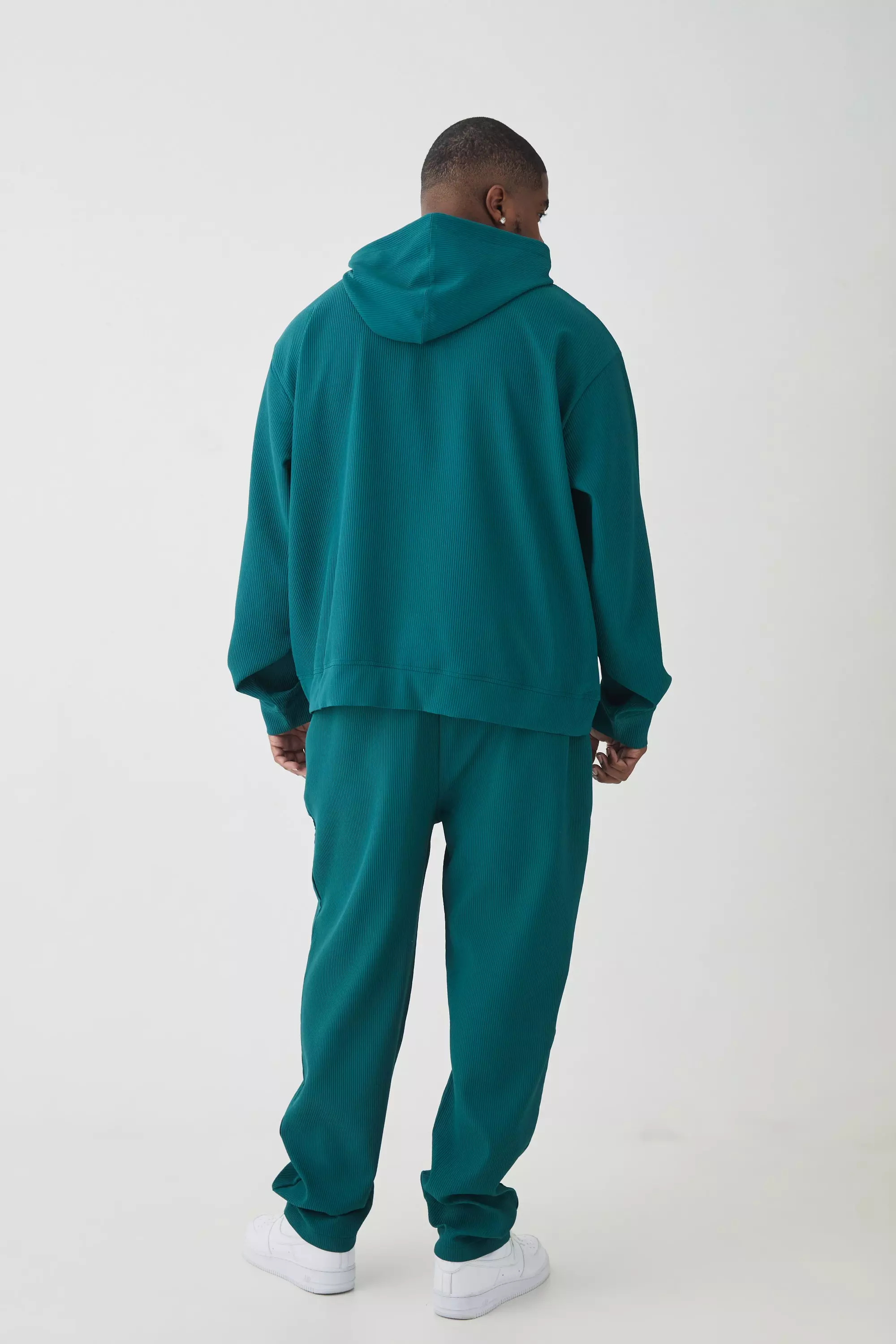 Forest Plus Oversized Boxy Plisse Hoodie alternatieve afbeelding