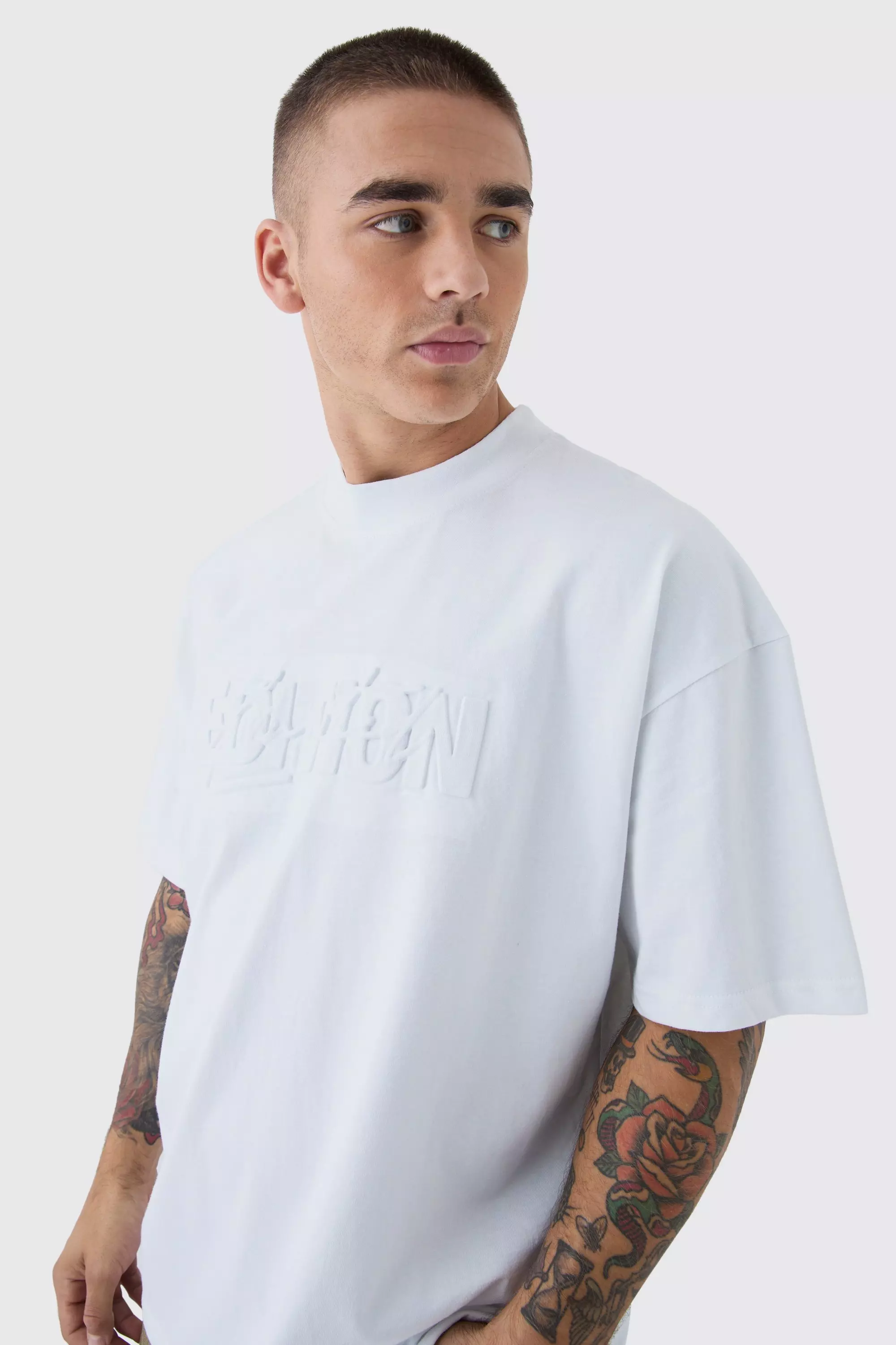 【INCHANT ME】Embossed See-Through Mock Neck T-Shirt Women's Lace Letters Sheer See Through Long Sleeve