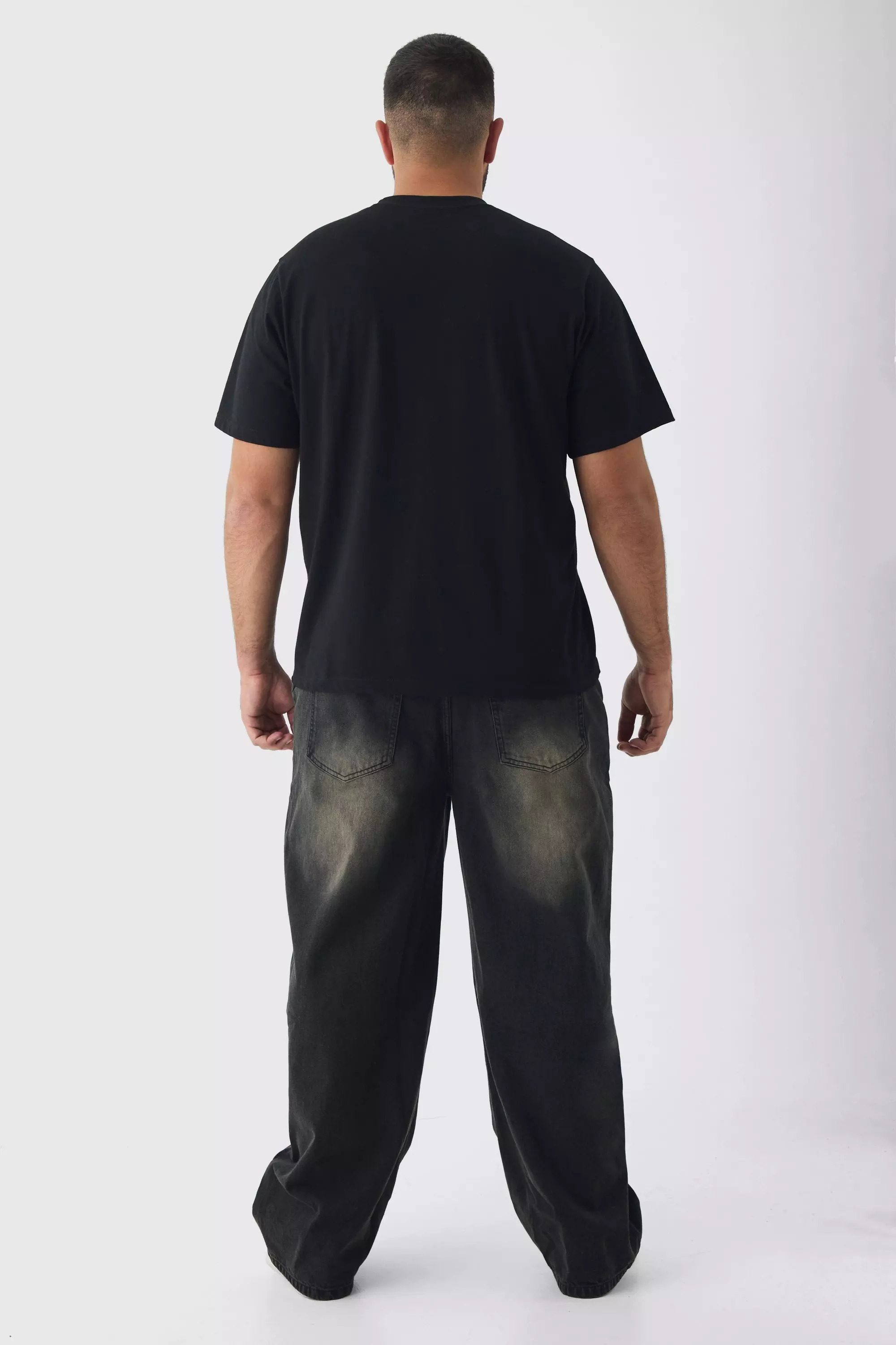 Plus Relaxed Fit Jeans | boohooMAN USA