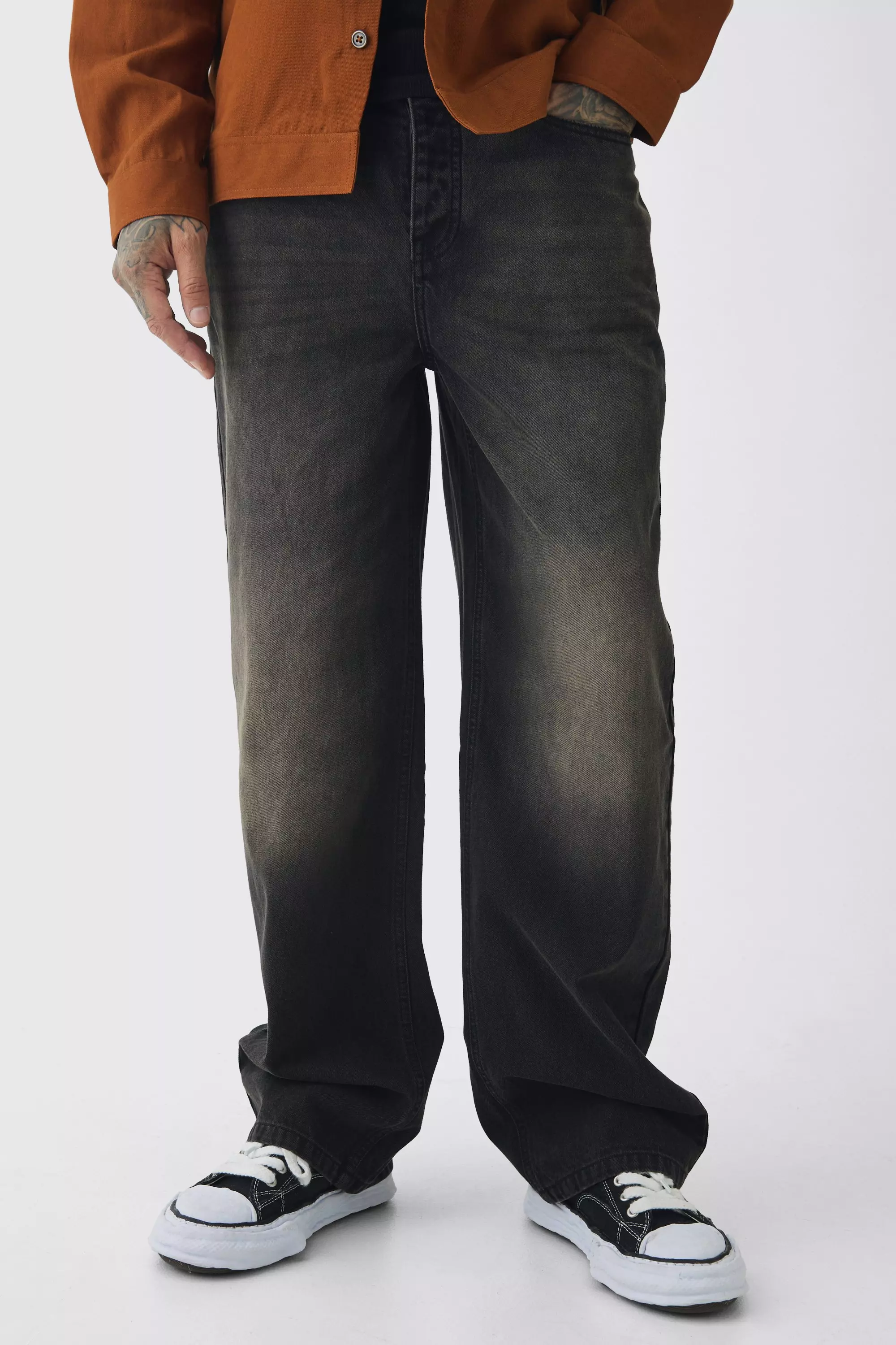 Brown Tall Relaxed Fit Jeans