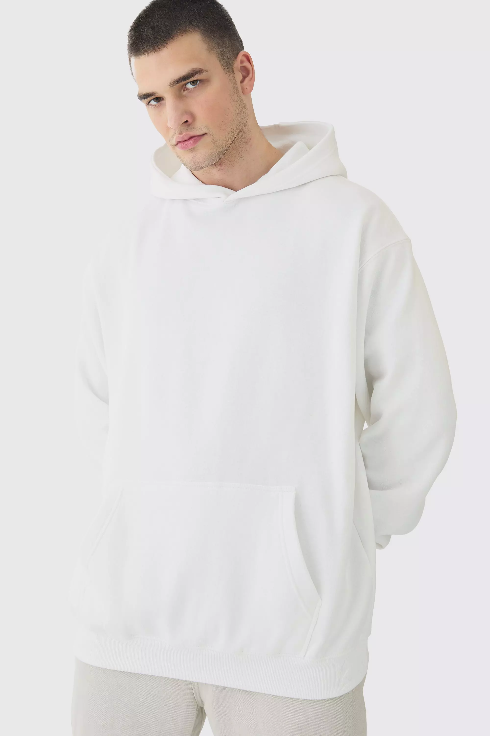 Tall - Sweat à capuche oversize fleuri, White autre image