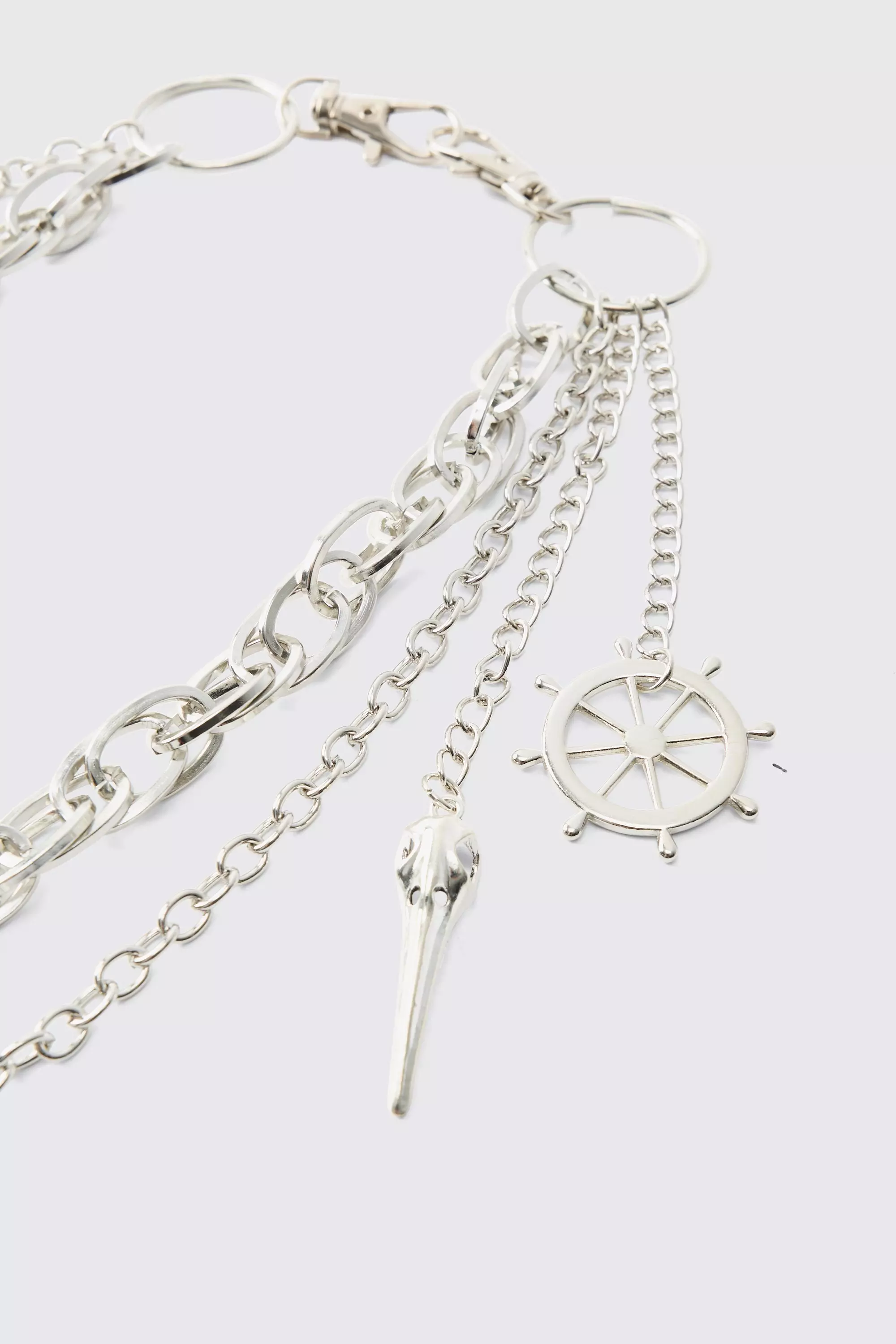 Silver Zilveren Dubbele Ketting Jeans alternatieve afbeelding