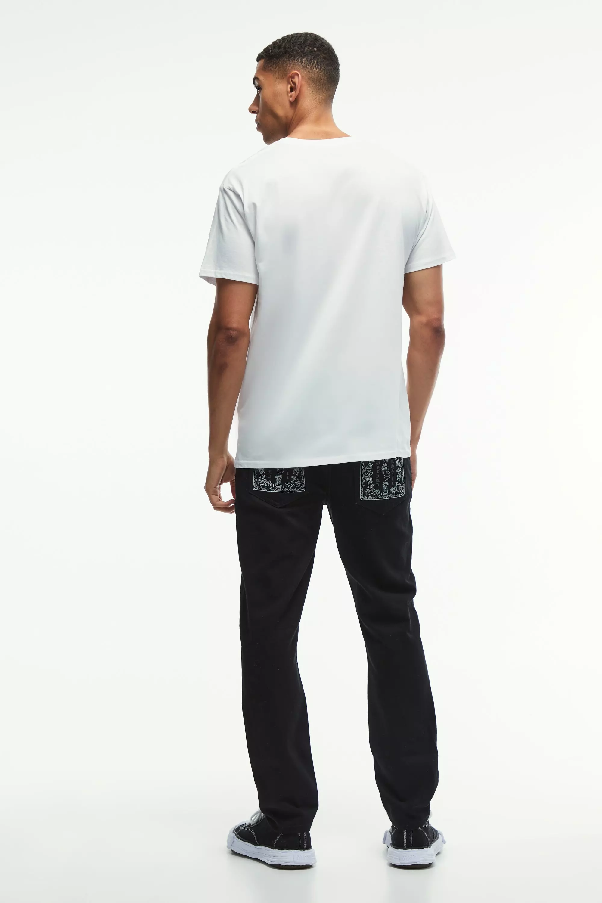White Regular Fit Out of Hours Graphic T-Shirt alternative image