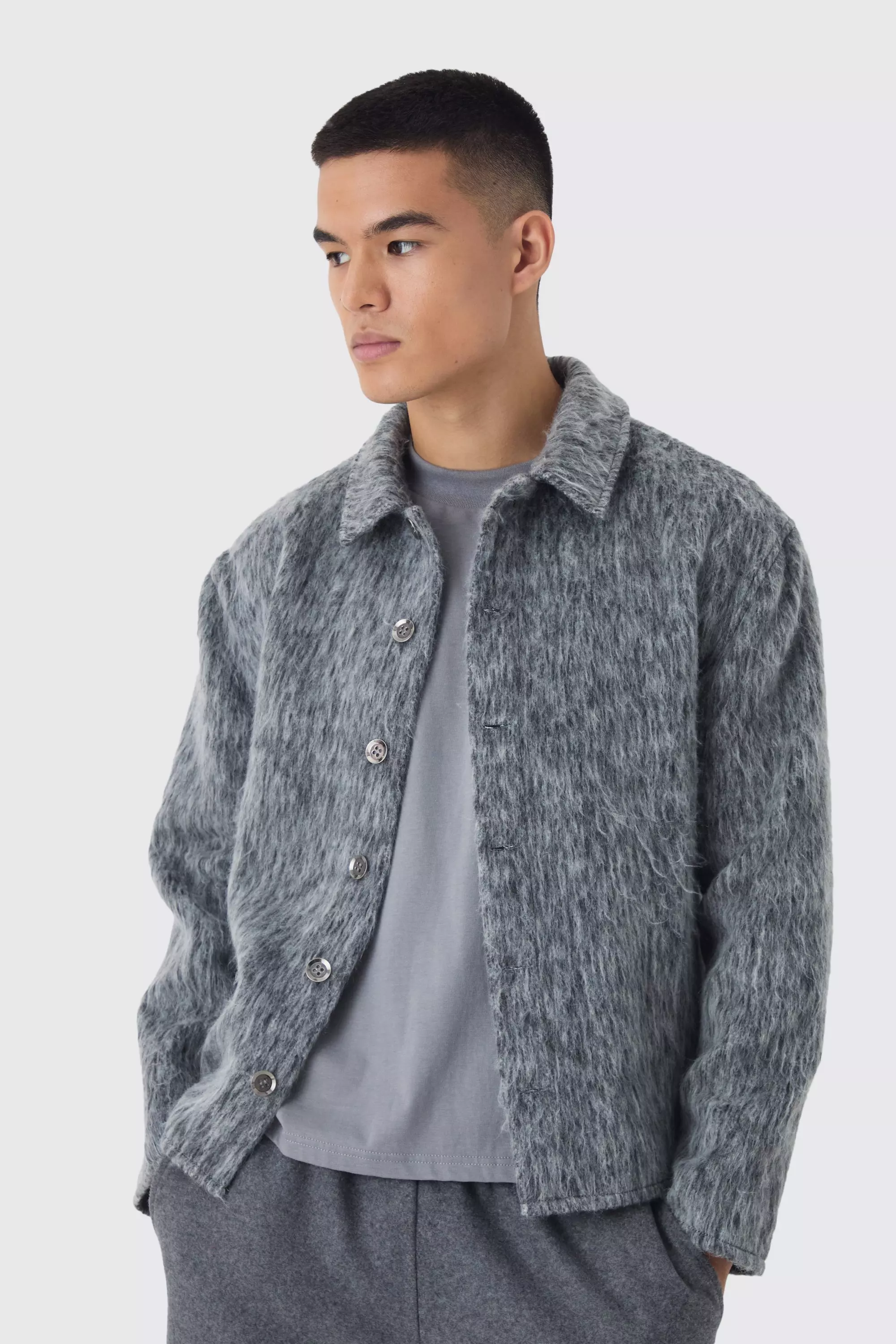 Kariertes Overshirt, Grey alternatives Bild