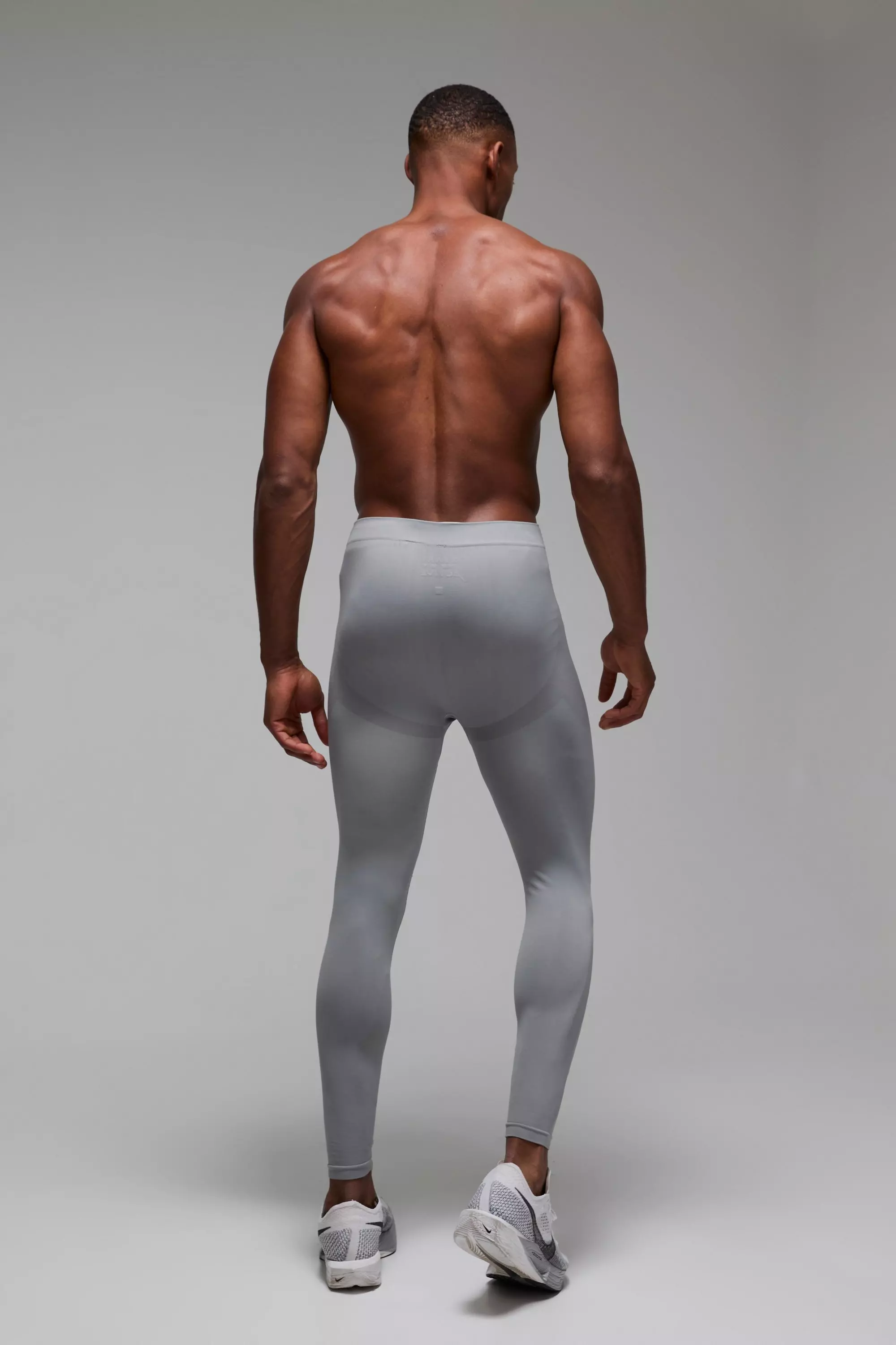 Light grey Man Active Seamless Base Layer Legging alternative image
