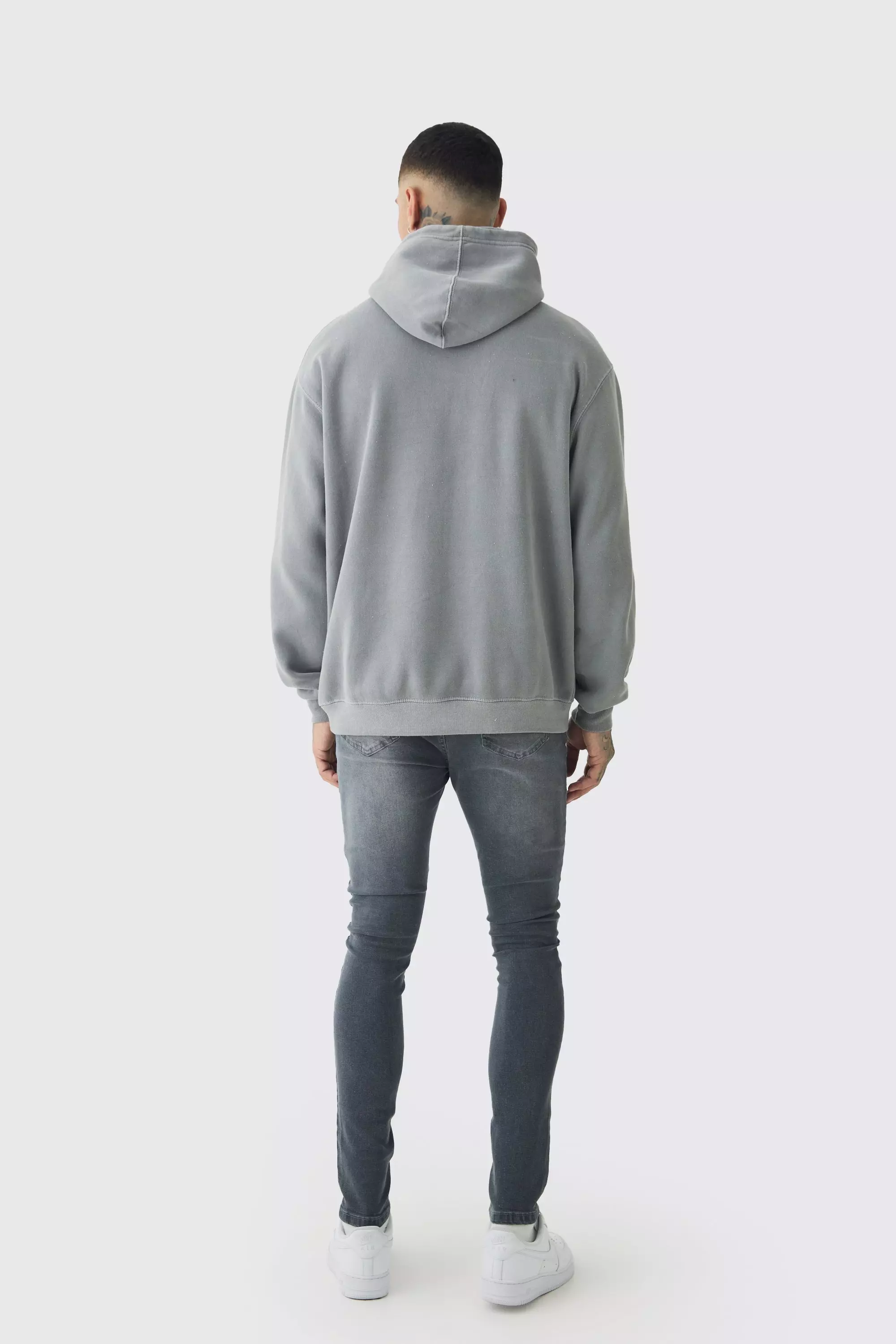 Mid grey Tall Super Stretch Skinny Jeans alternatieve afbeelding