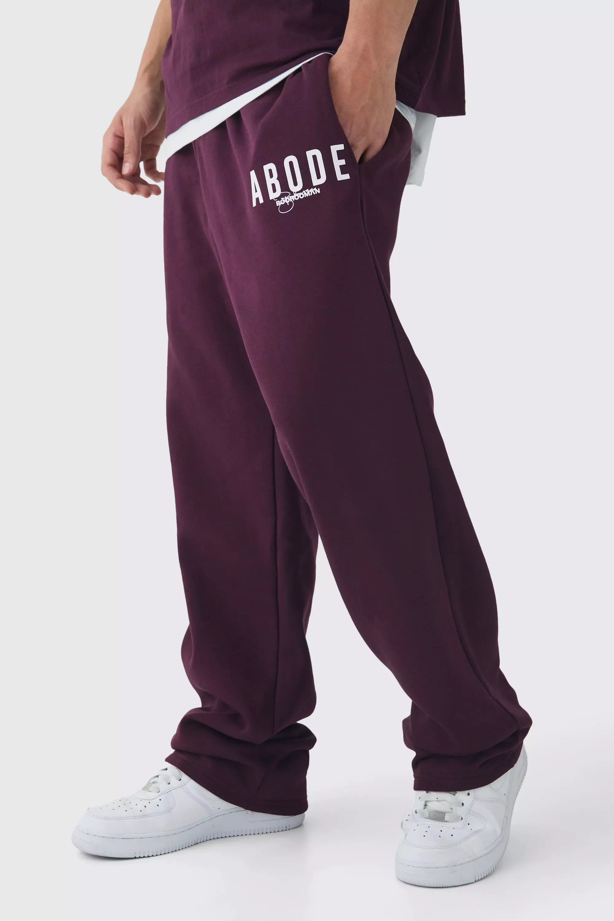 Relaxed Abode Sweatpants Burgundy