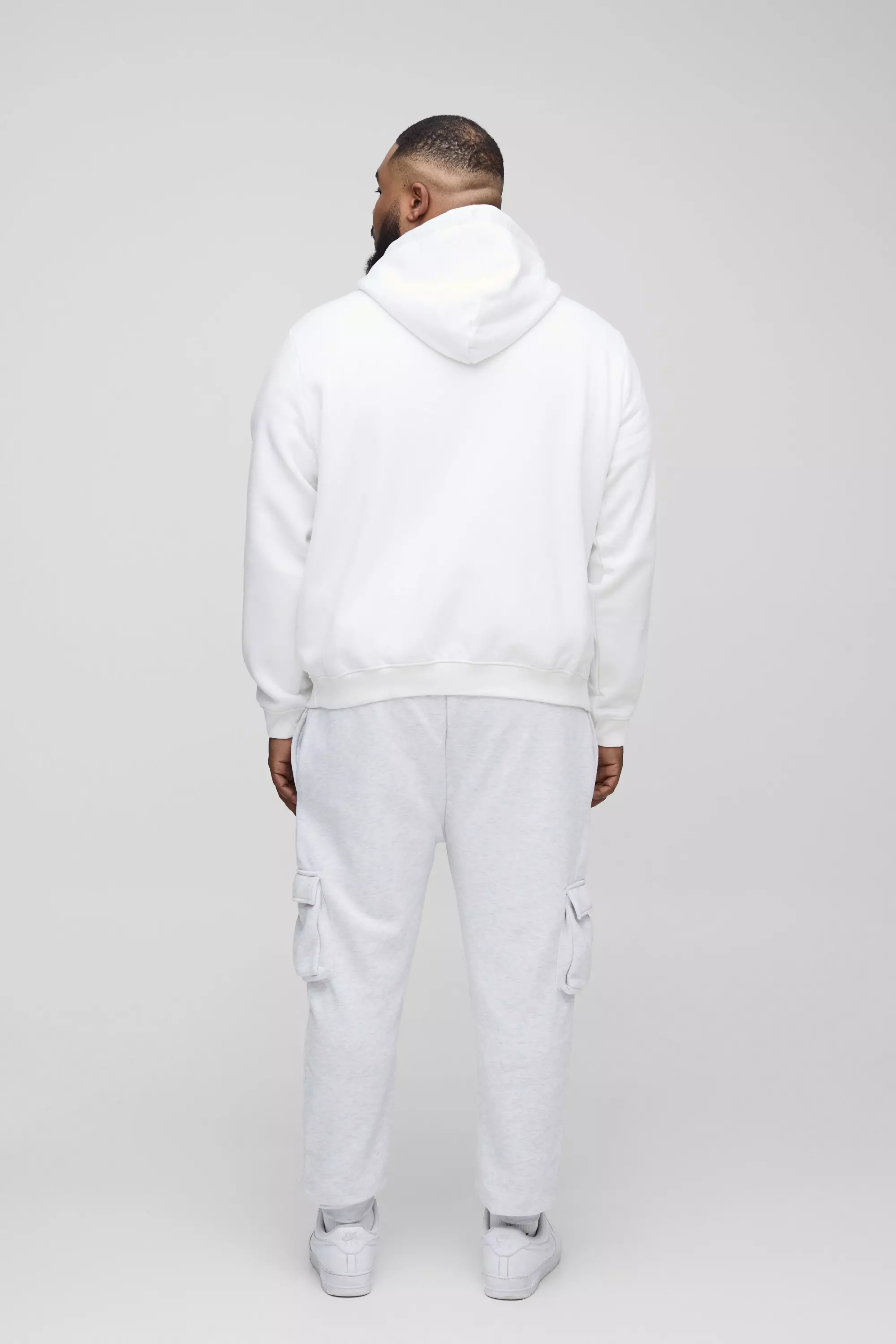 Plus graue Skinny Cargo-Jogginghose, Grey marl alternatives Bild