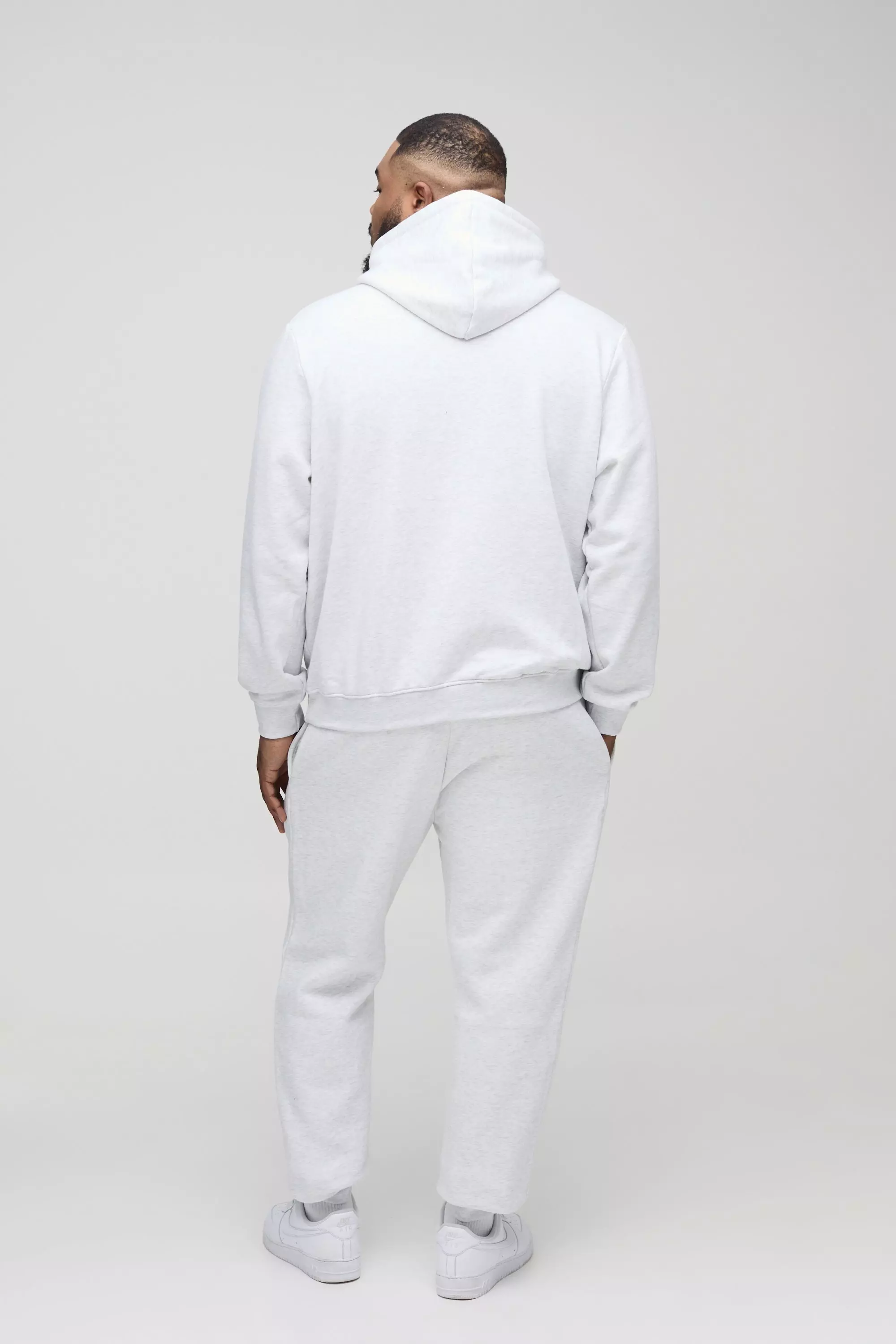 Plus Regular Fit Joggers In Grey Marl autre image