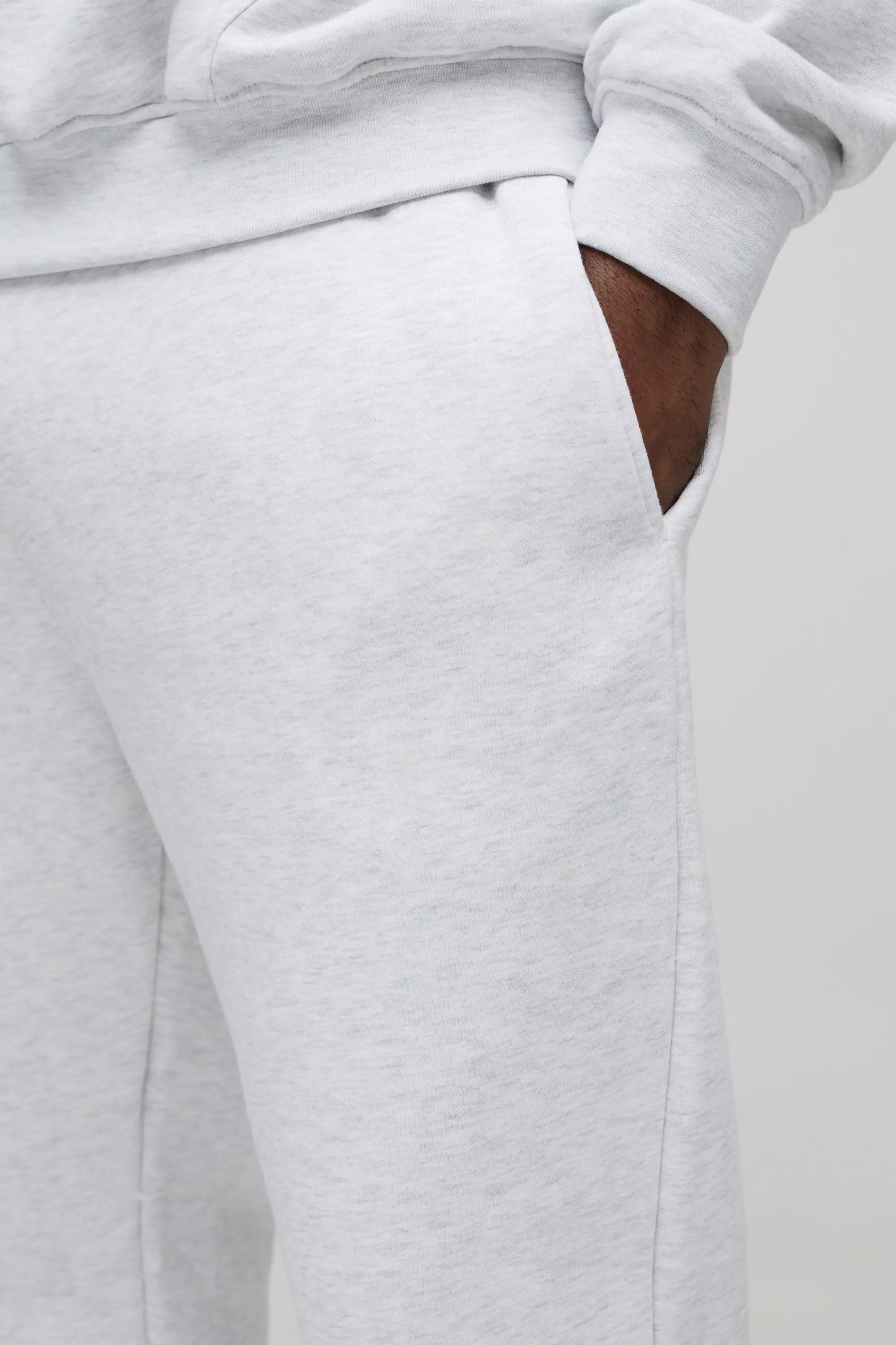 Plus Regular Fit Joggers In Grey Marl autre image