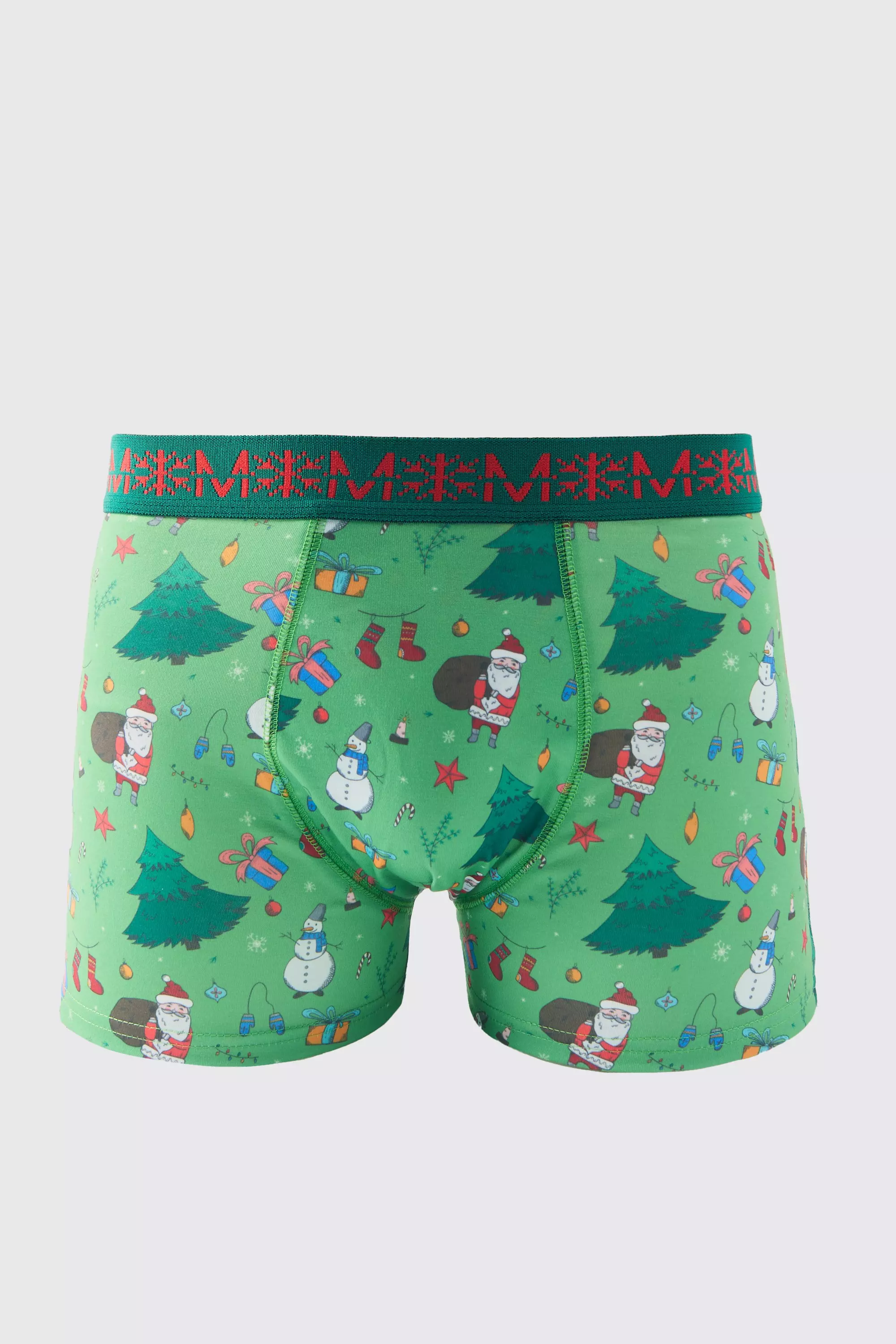 Christmas Boxers Green