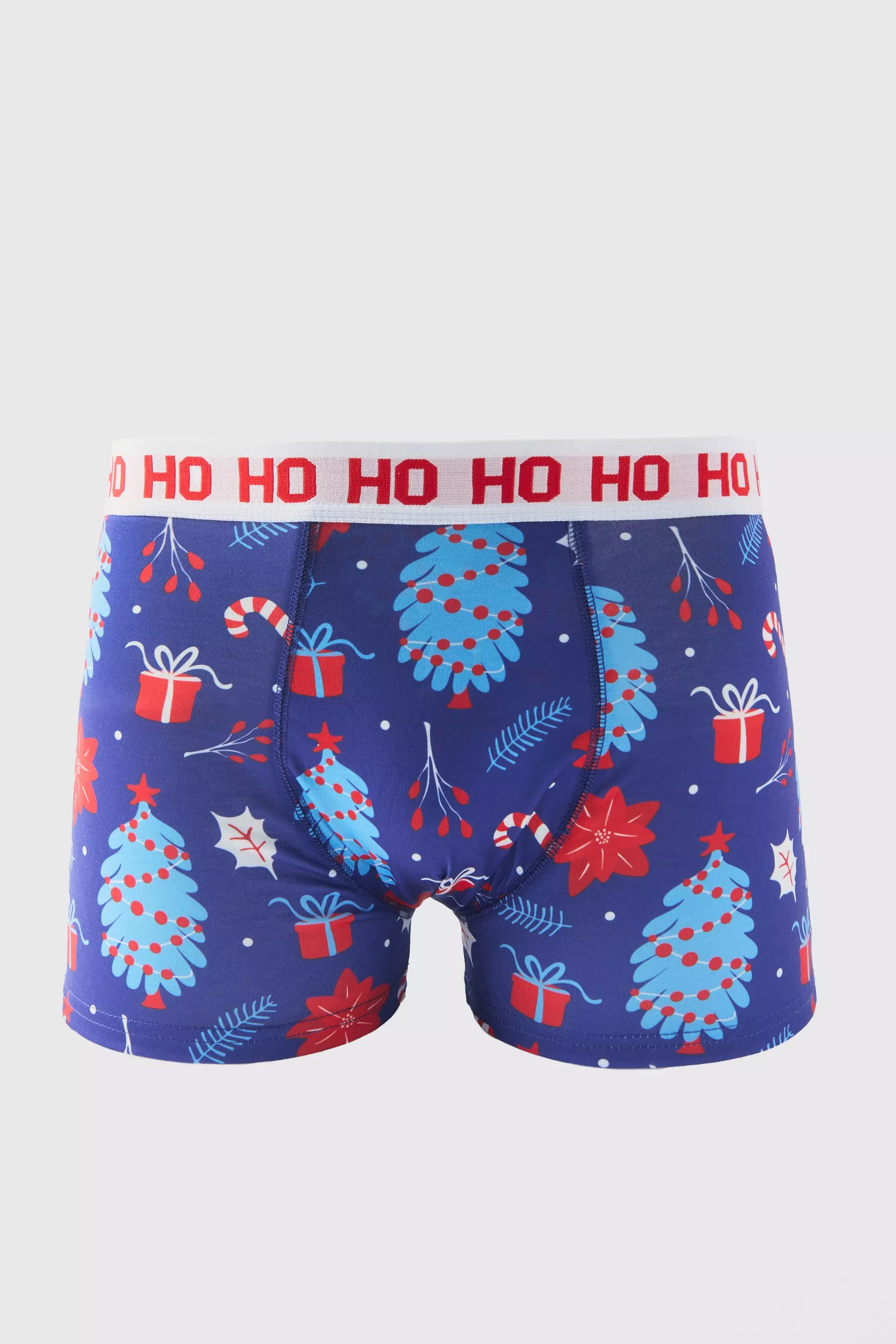 Christmas Boxers Blue