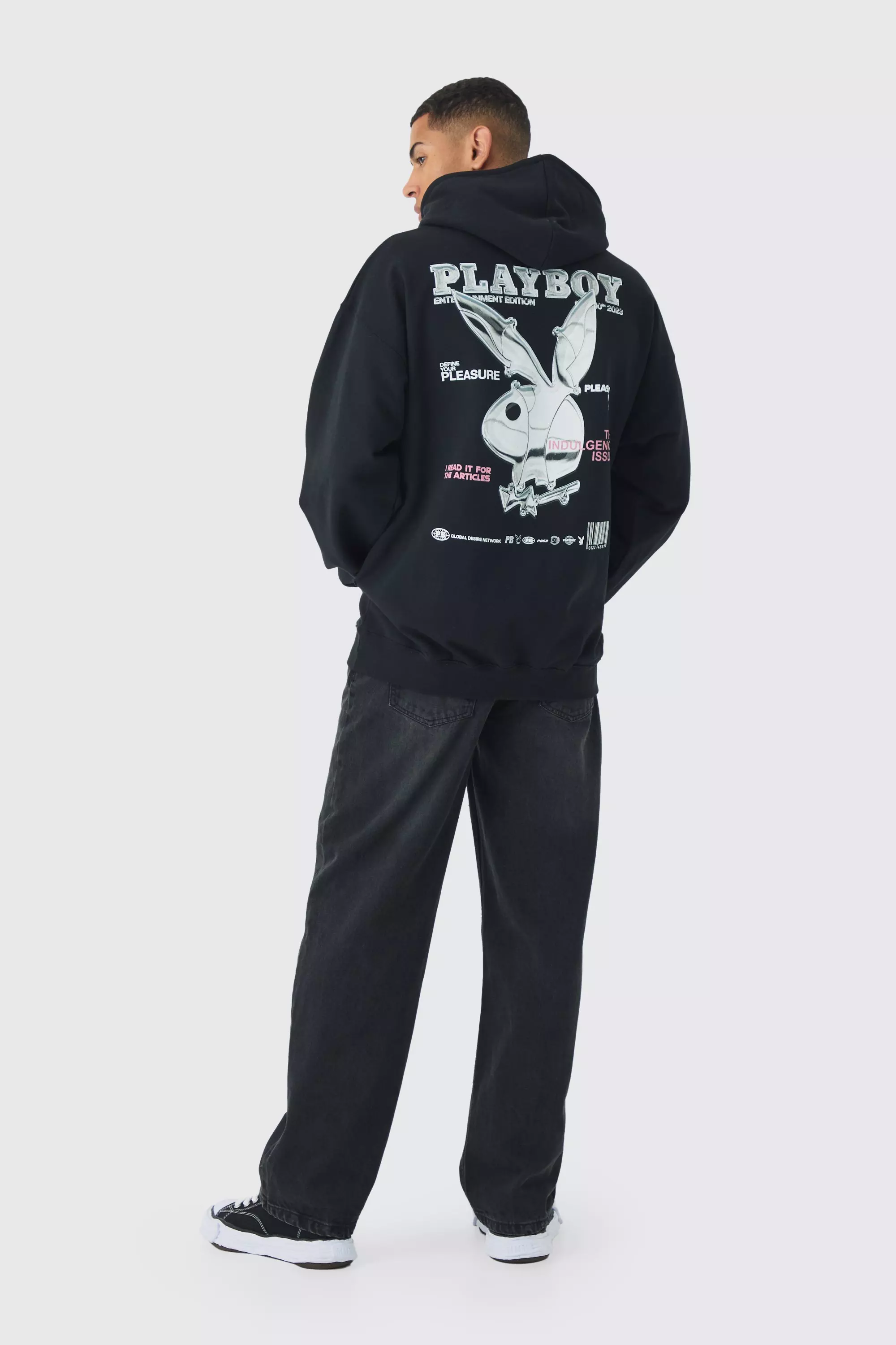 Playboy repeat print hoodie hotsell