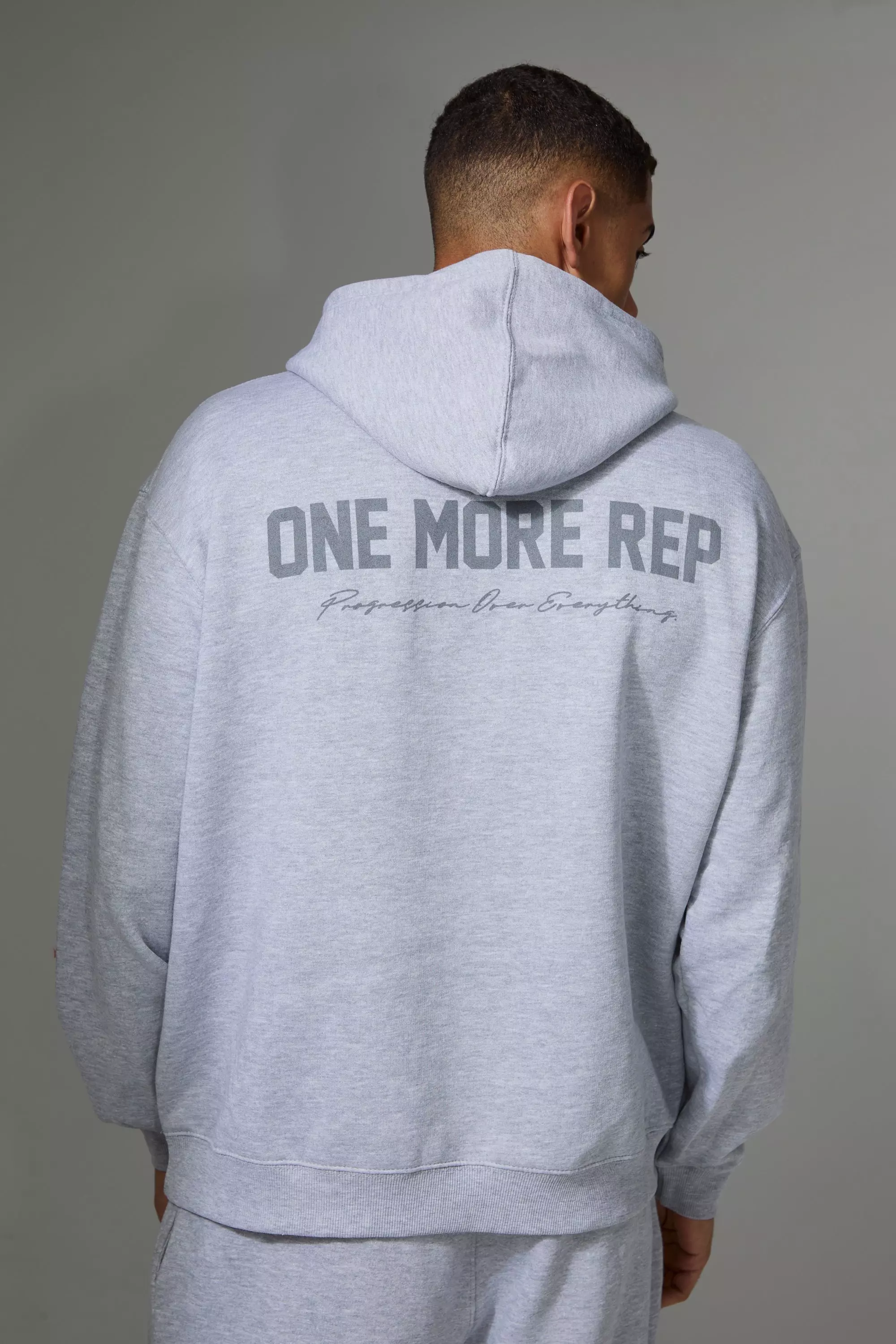 Grey Man Active One More Rep Oversized Hoodie