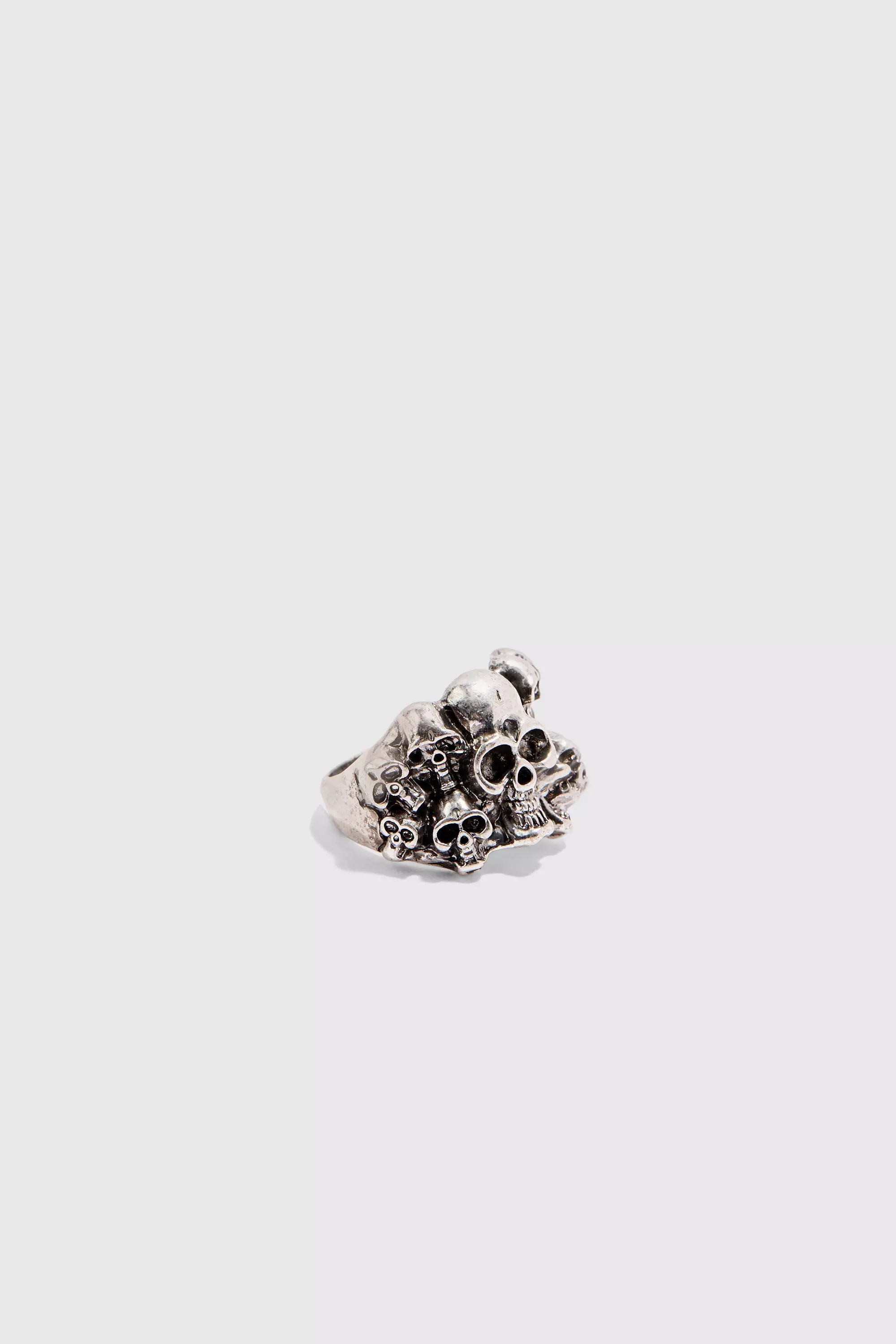 Silver Zilveren Casino Ringen (4 Stuks) alternatieve afbeelding