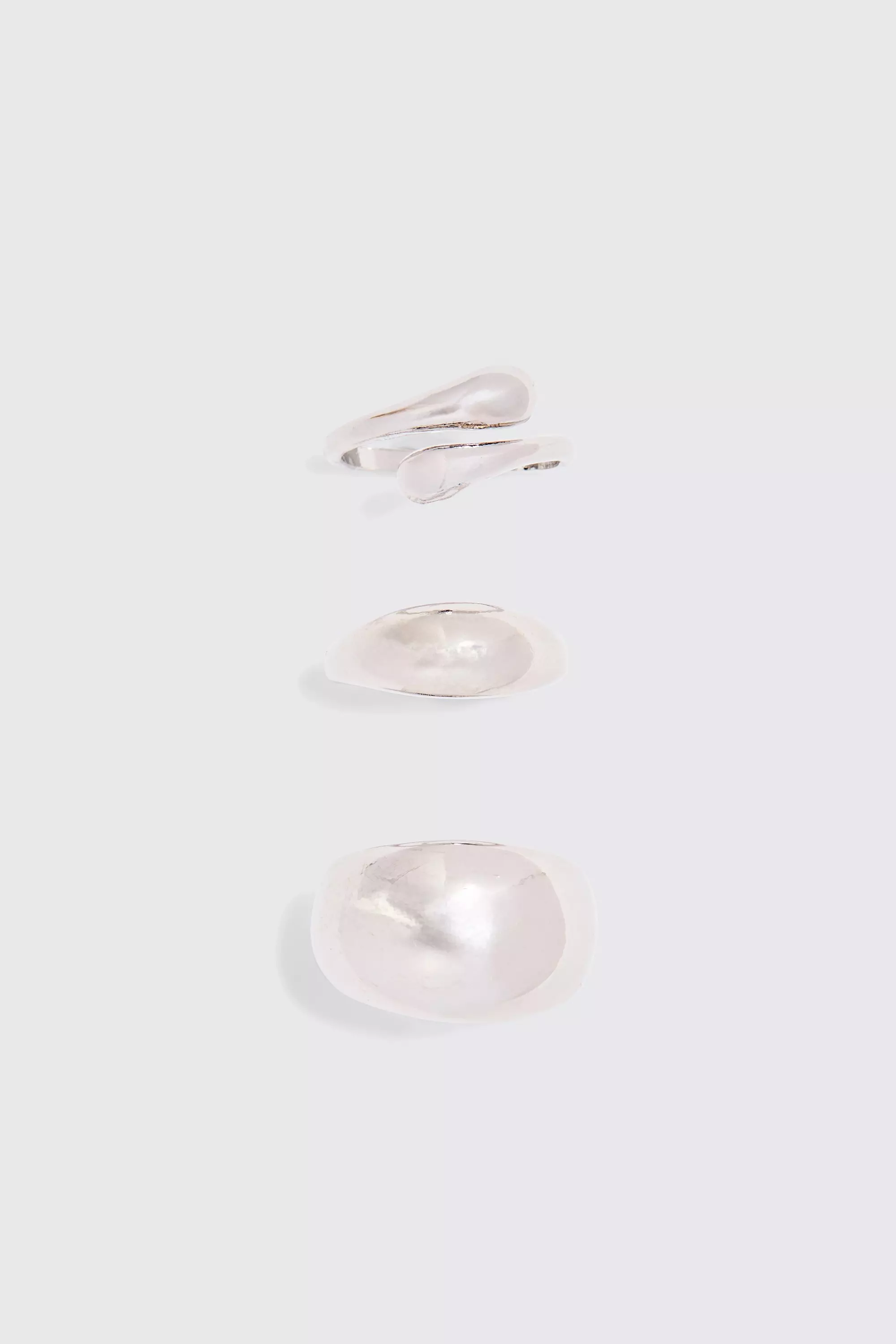 Silver Minimale Zilveren Ringen (3 Stuks) alternatieve afbeelding