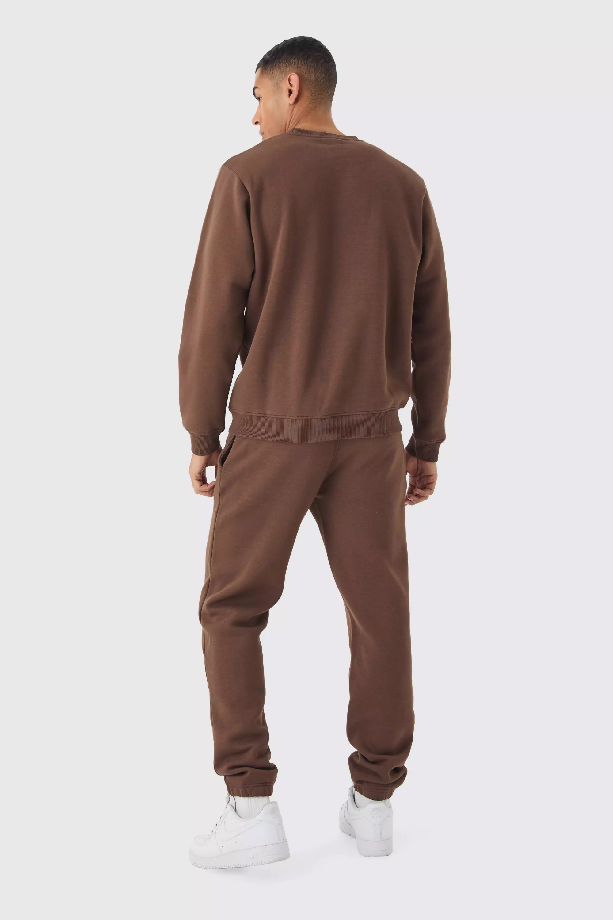Chocolate Regular Mix Homme Embossed Jogger alternative image
