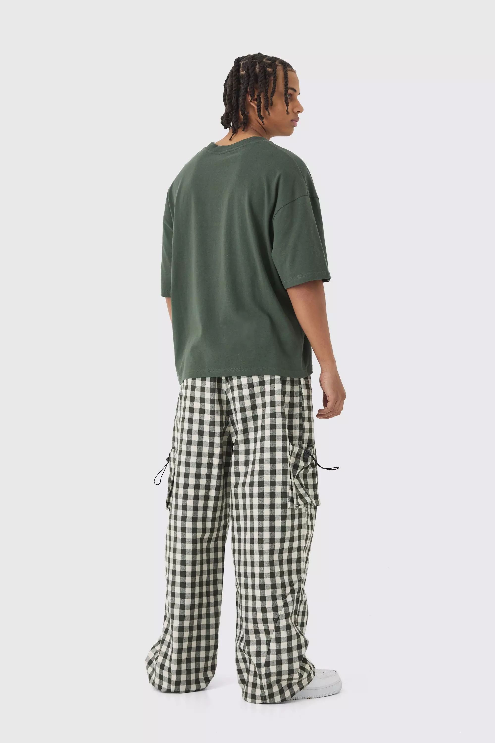 Karierte Hose, Khaki alternatives Bild