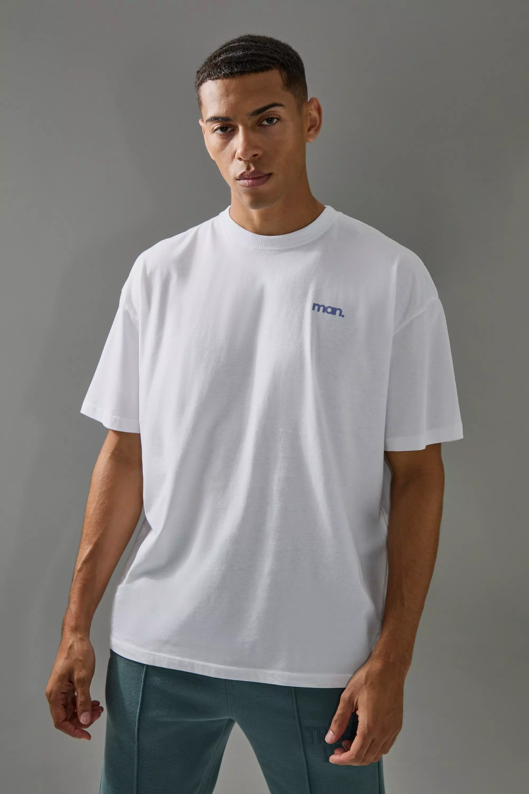 White Active Oversized Padel Club Graphic T-shirt alternative image