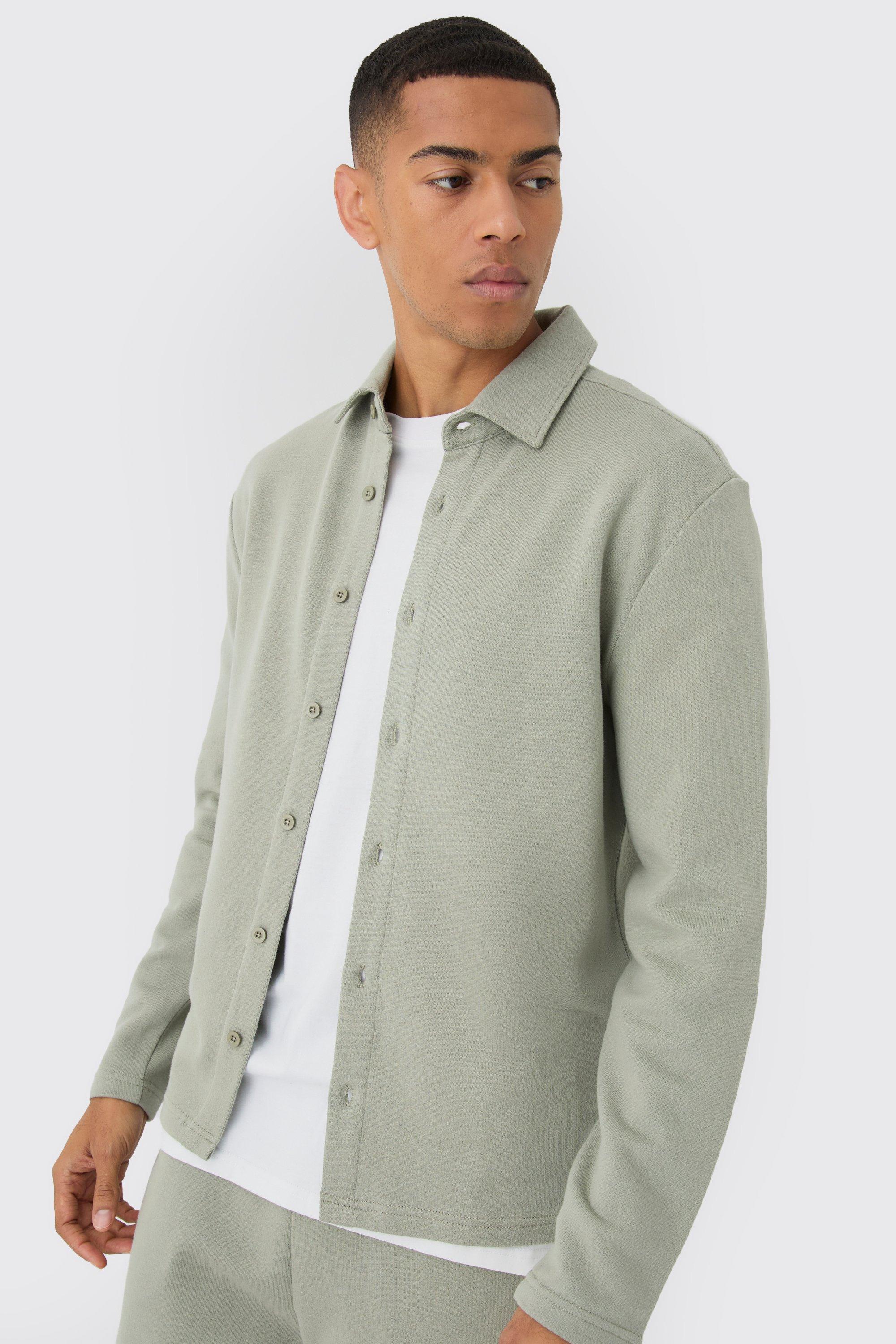 Sage Regular Peached Loopback Shirt