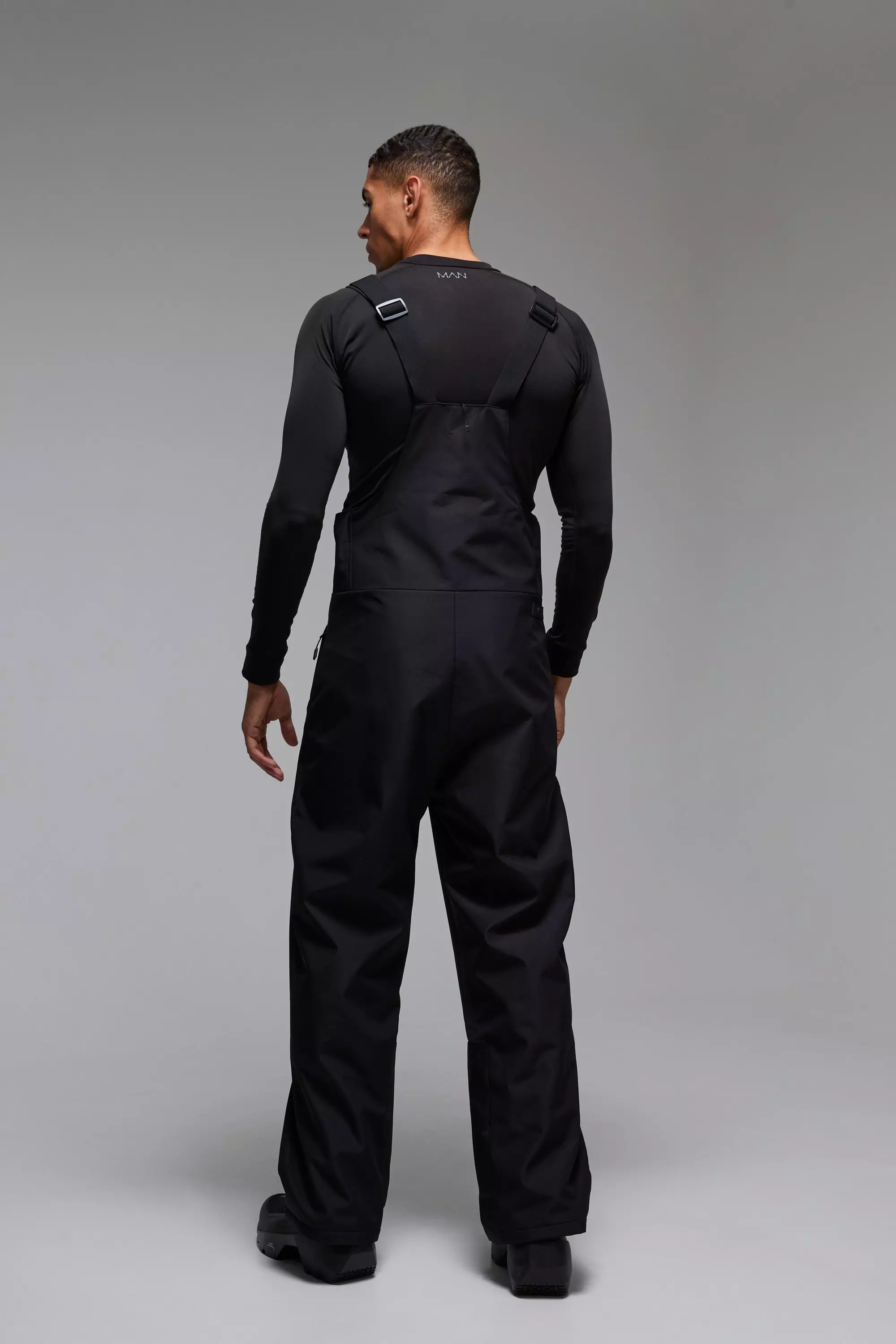 Black Man Active Waterproof Ski Salopettes alternative image