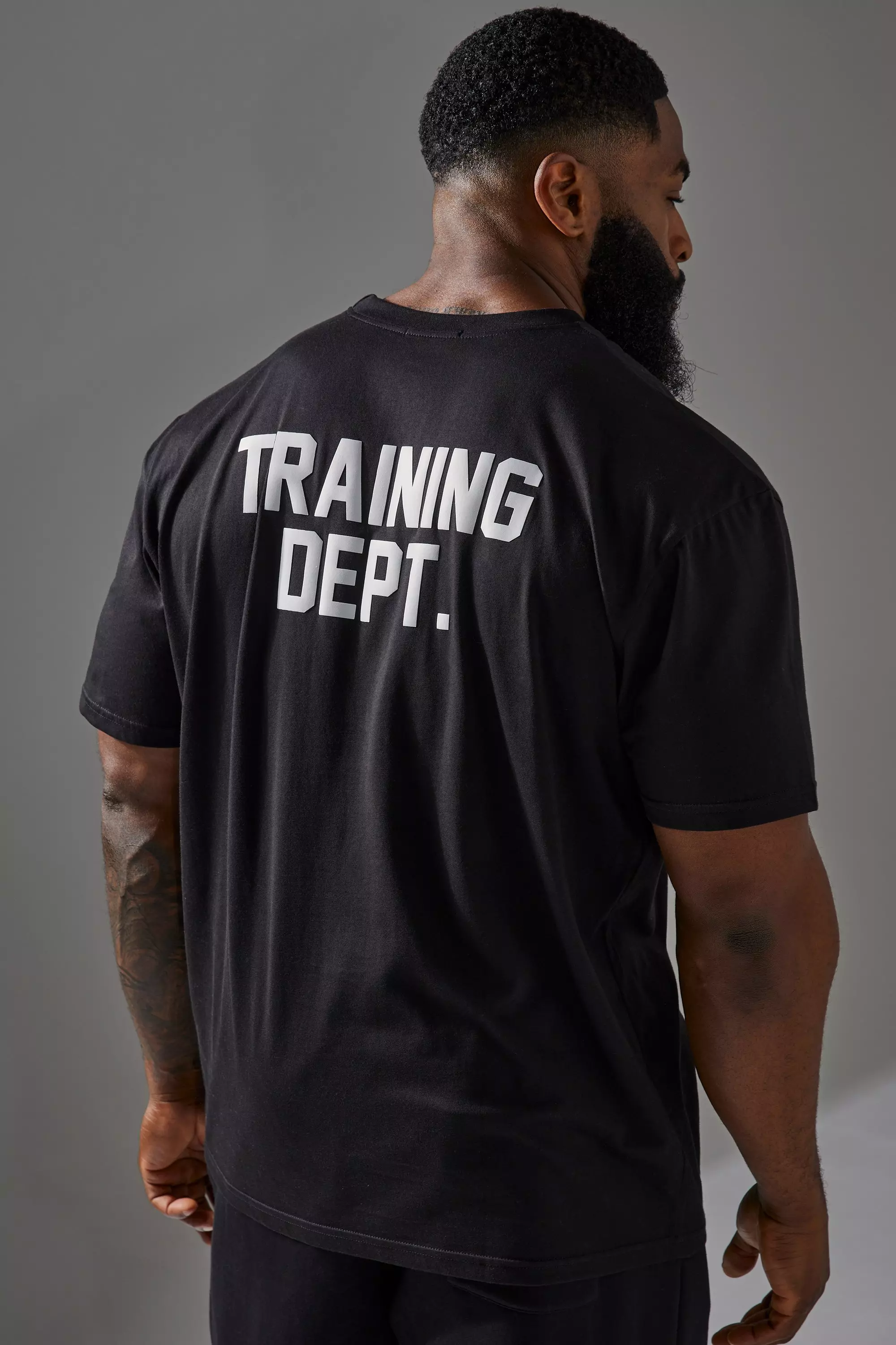 Black Training Dept Oversized T-shirt