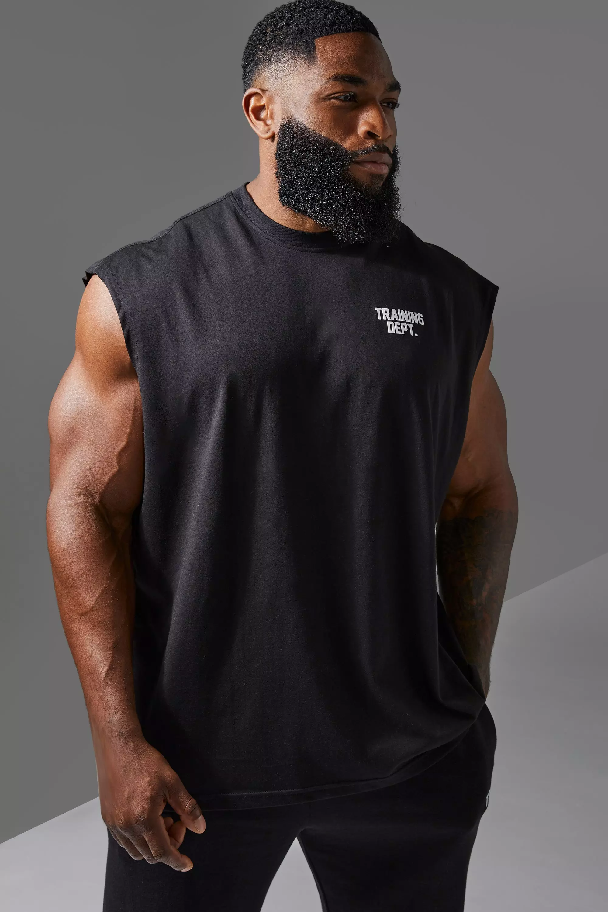 Black Training Dept Oversized Tank alternative image