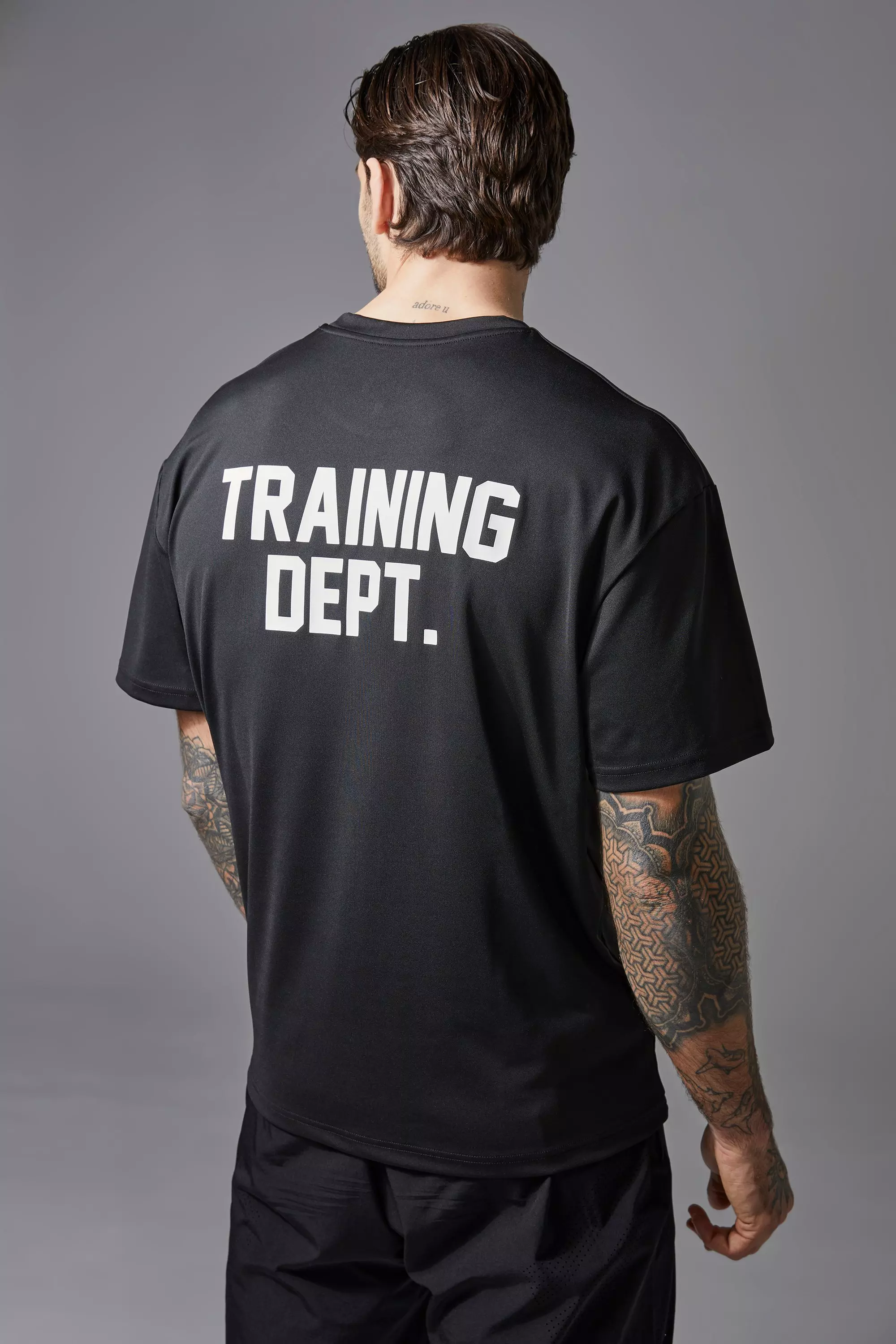 Black Training Dept Performance Oversized T-shirt