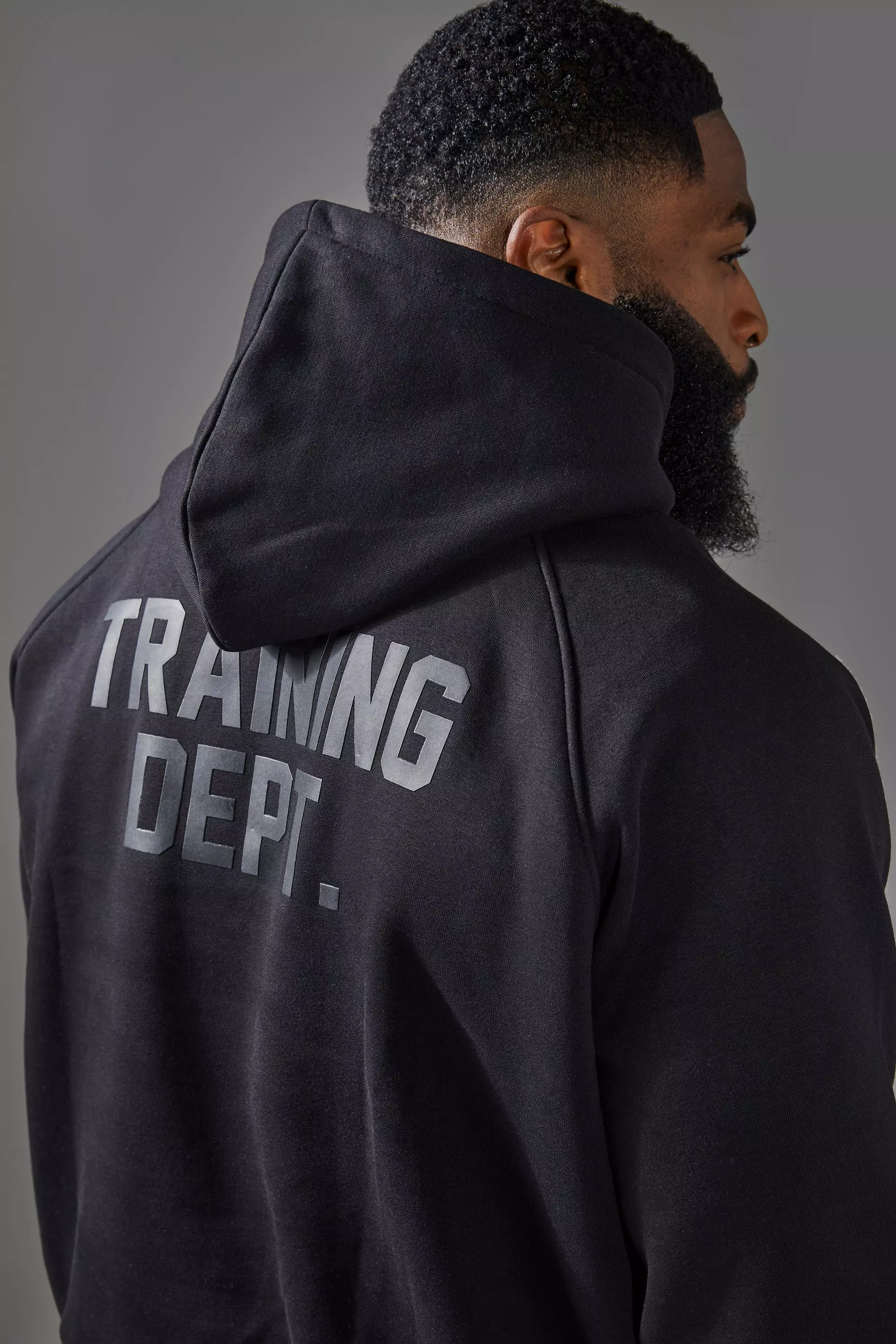 Training Dept Boxy Hoodie & Regular fit Sweatpants Tracksuit | boohooMAN USA