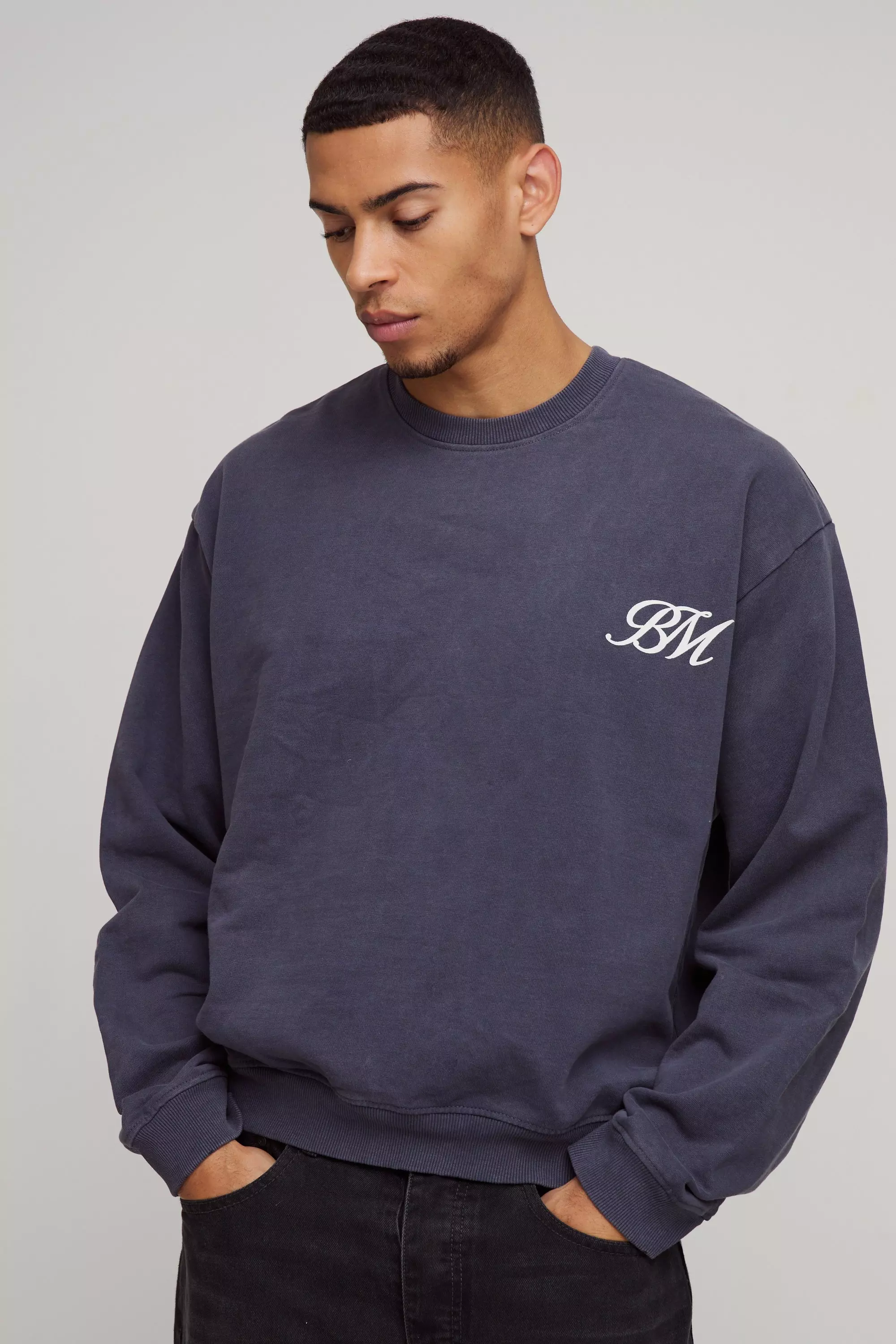 Distressed sweatshirt online