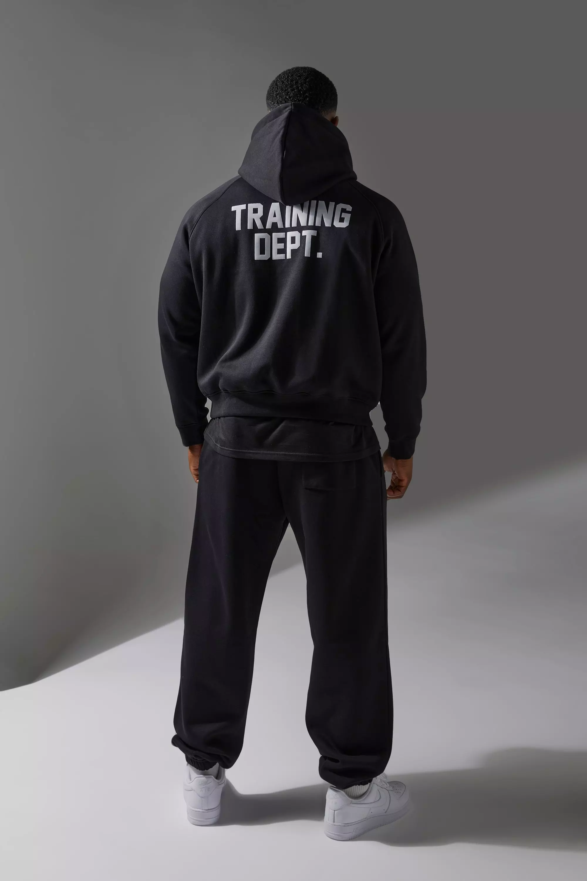 Black Training Dept Boxy Hoodie alternative image
