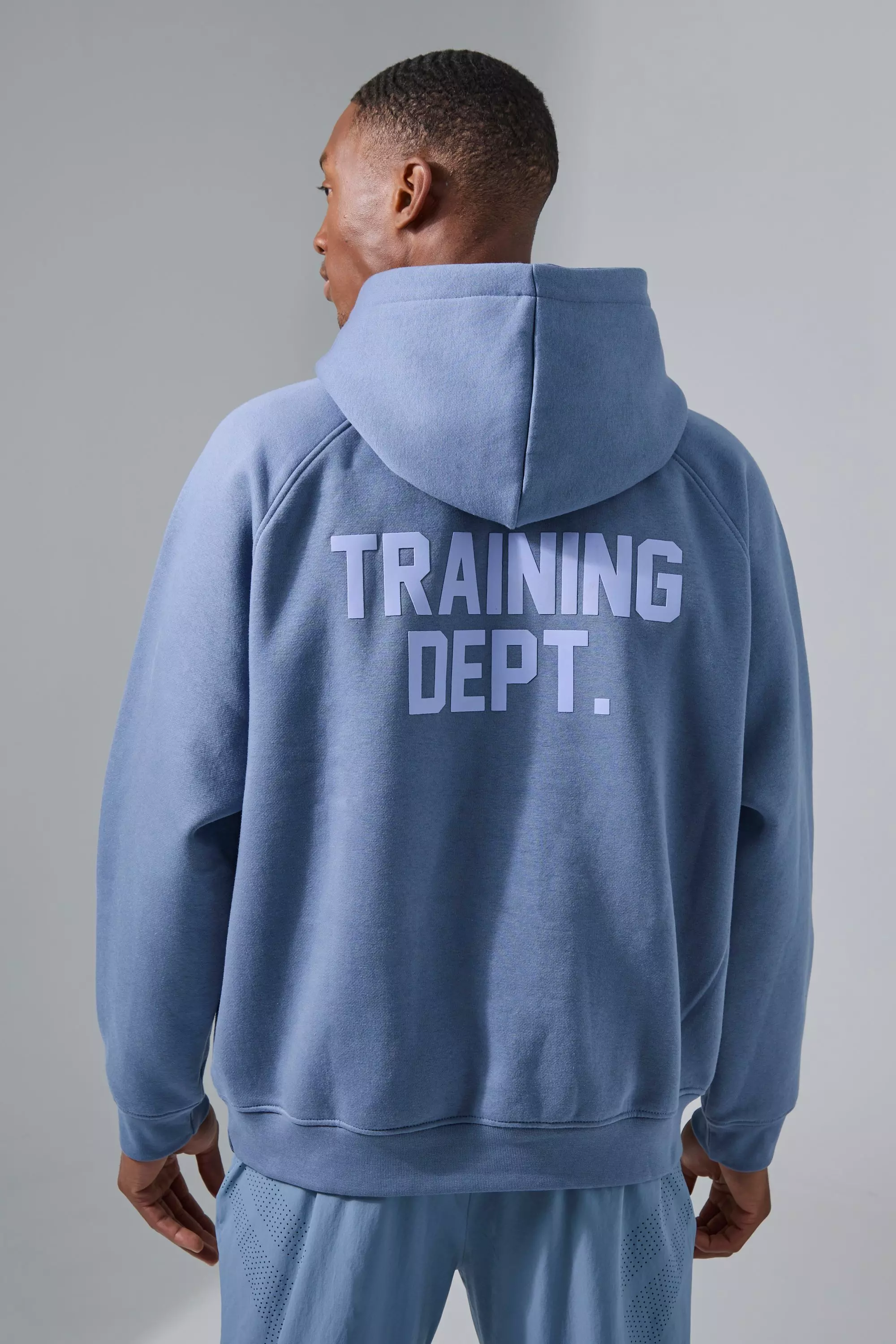 Training Dept Boxy Hoodie steel