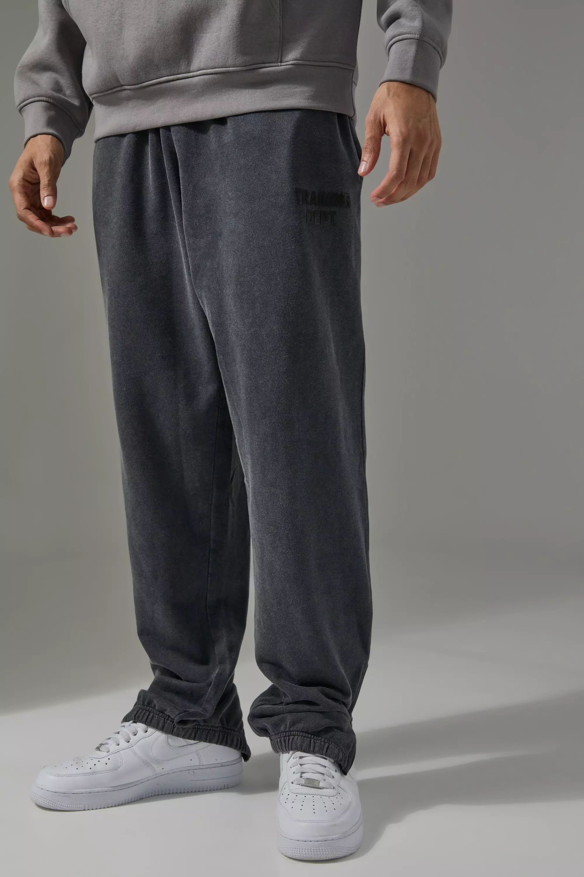 Zip hem joggers sale