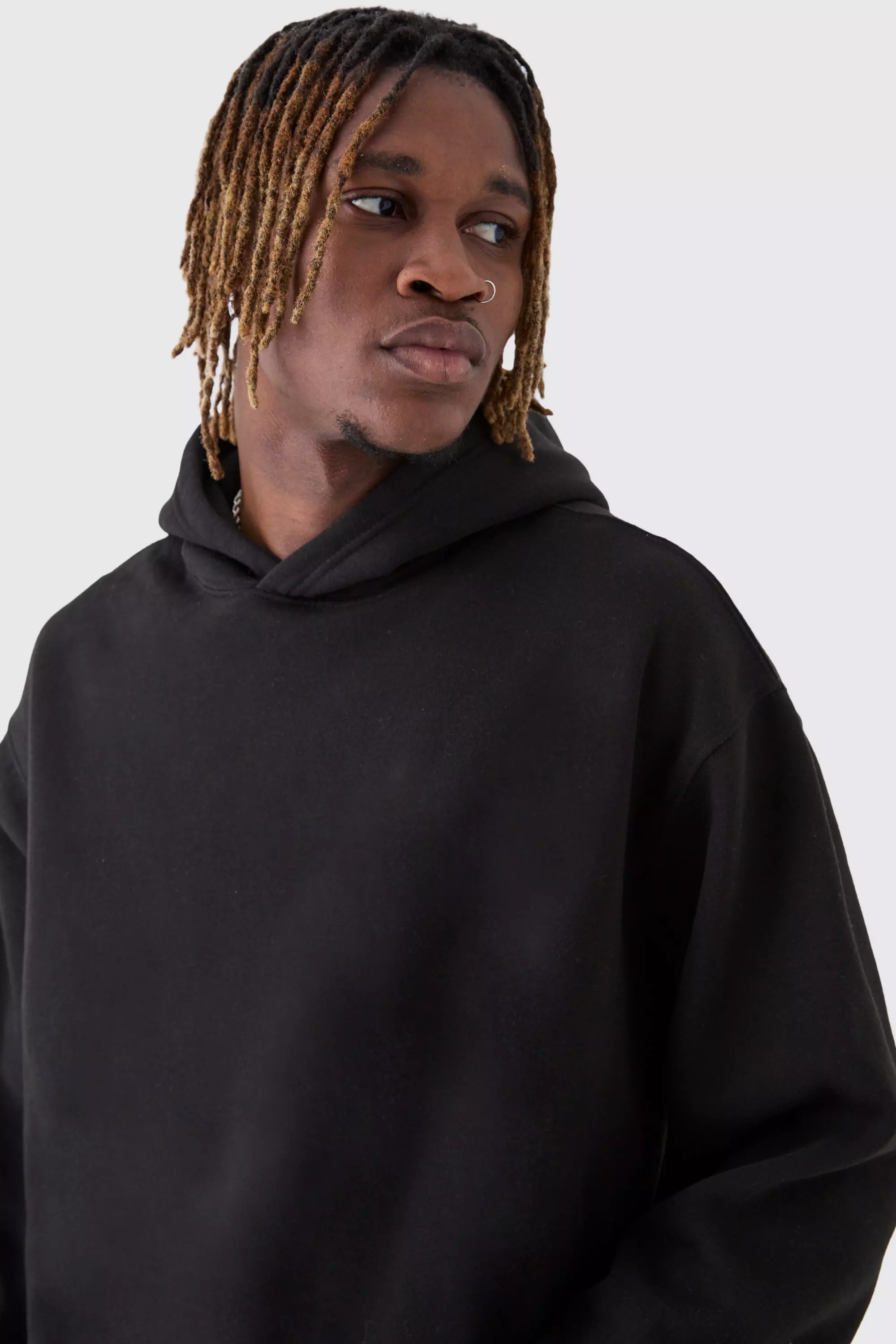 Black graphic oversized hoodie hotsell
