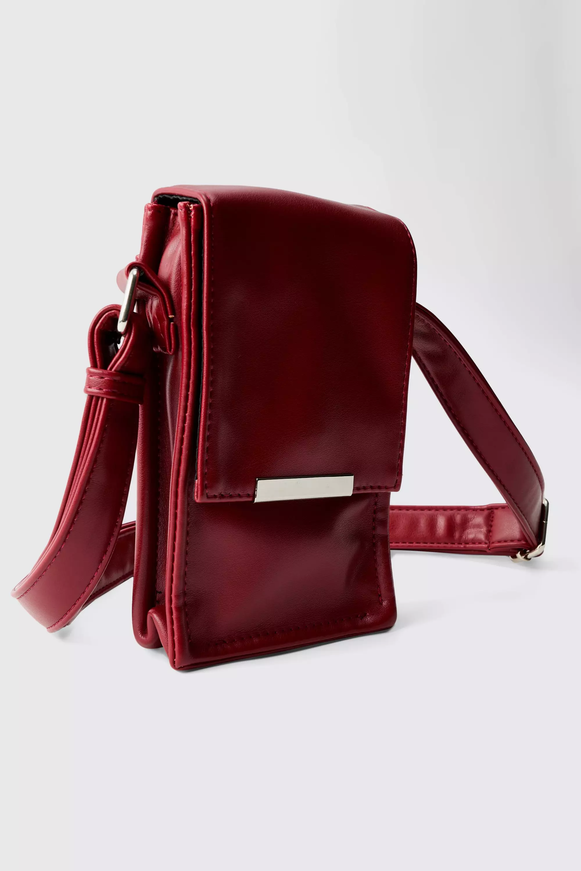 Mini faux leather crossbody bag hotsell