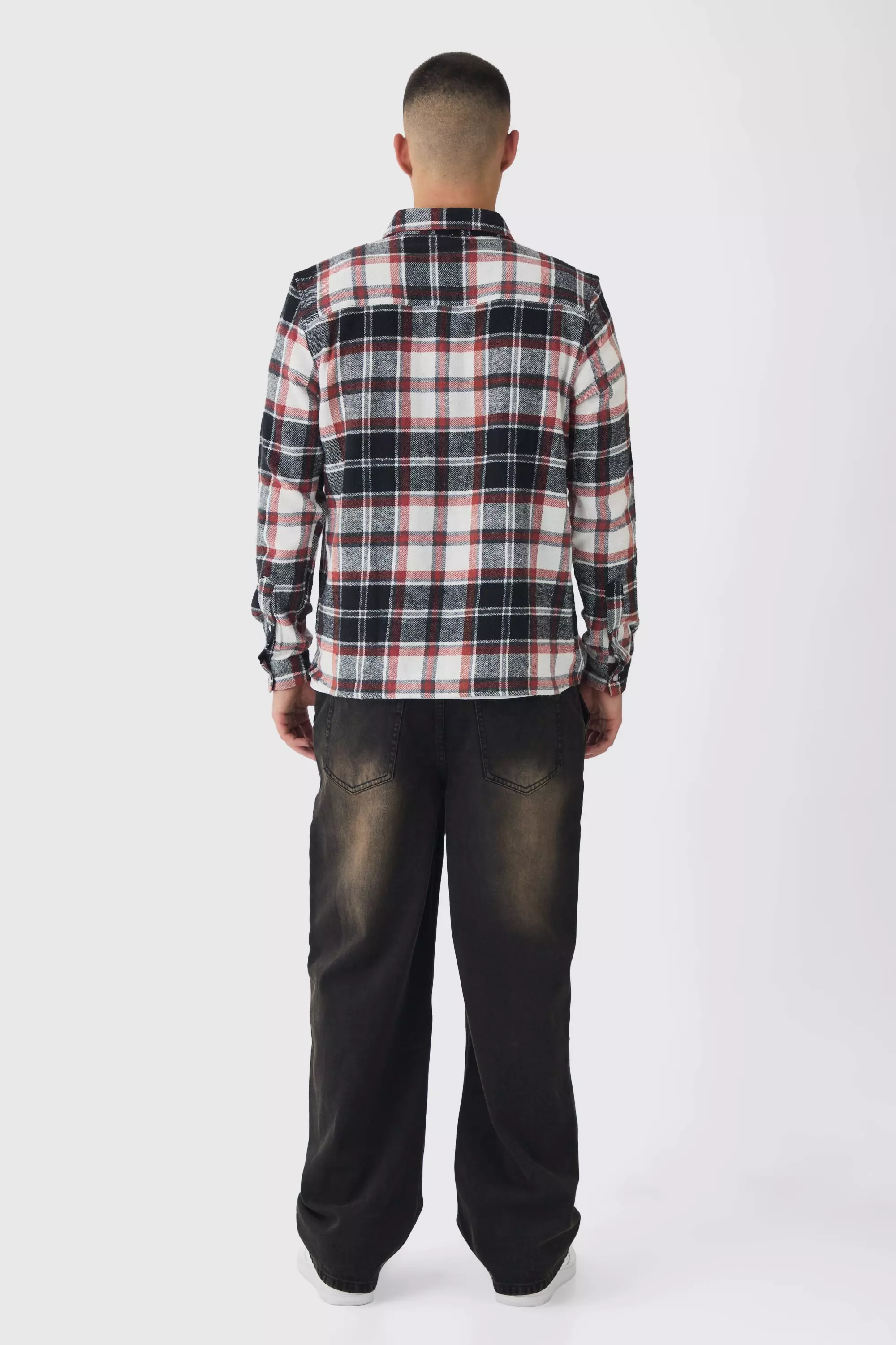 Jean charpentier large délavé, Dark brown autre image