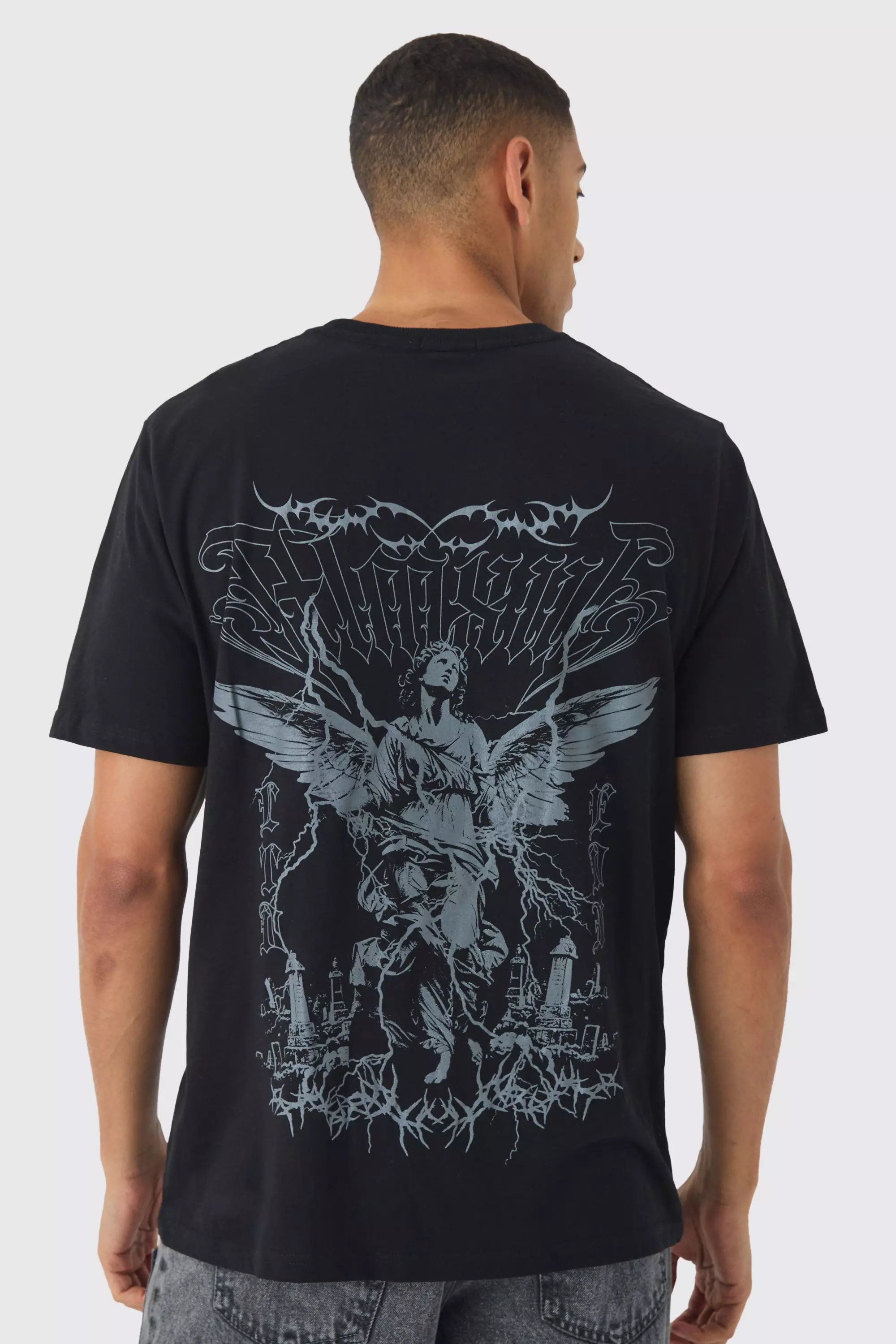 Black Gebleekt Renaissance T-Shirt alternatieve afbeelding